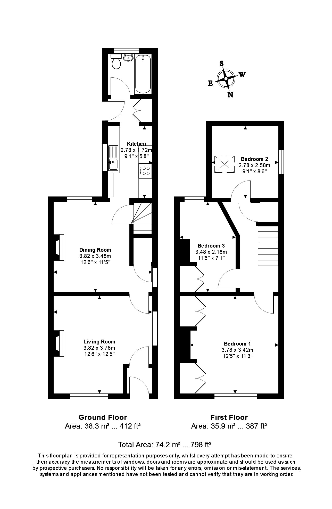 3 Bedrooms Semi-detached house for sale in Upper Hale Road, Upper Hale, Farnham GU9