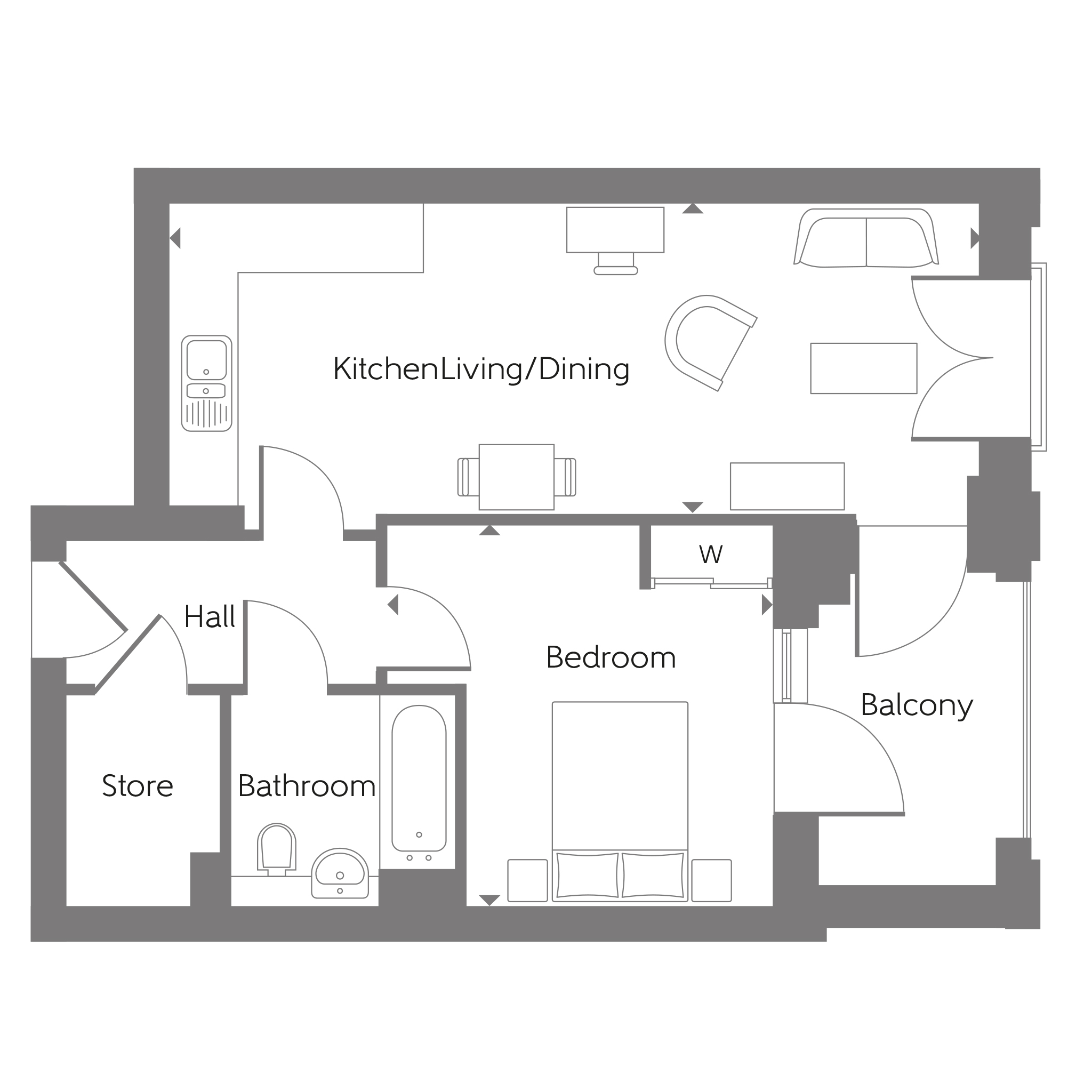 82, Fielders Crescent, Barking floorplan