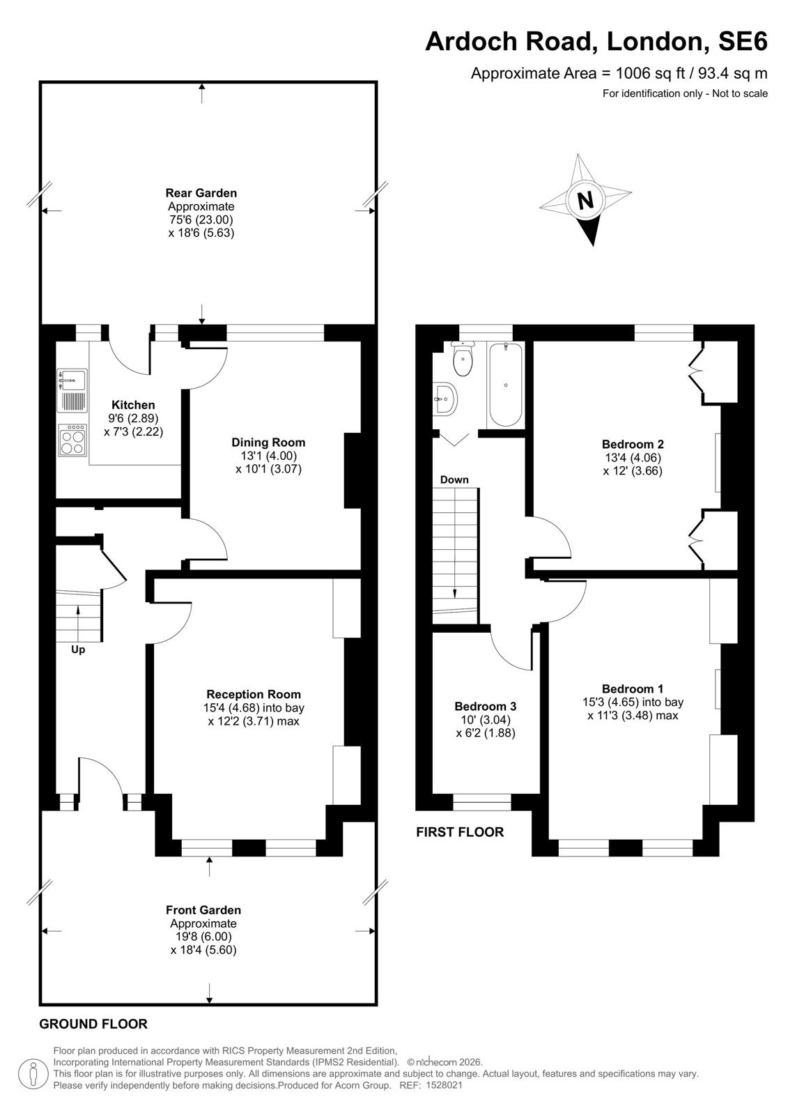 95, Ardoch Road, London floorplan