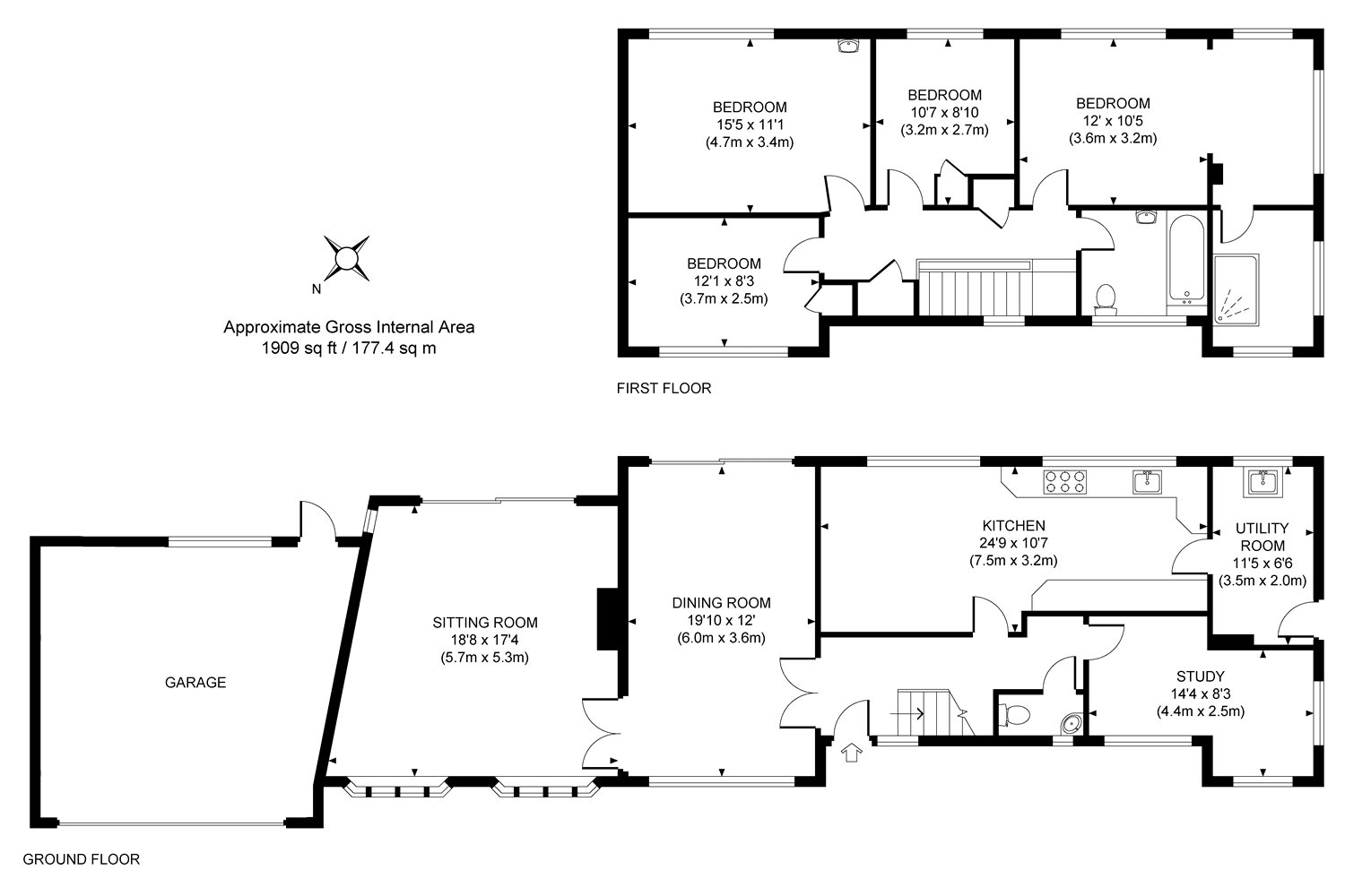 4 Bedrooms Detached house for sale in Horsell, Surrey GU21