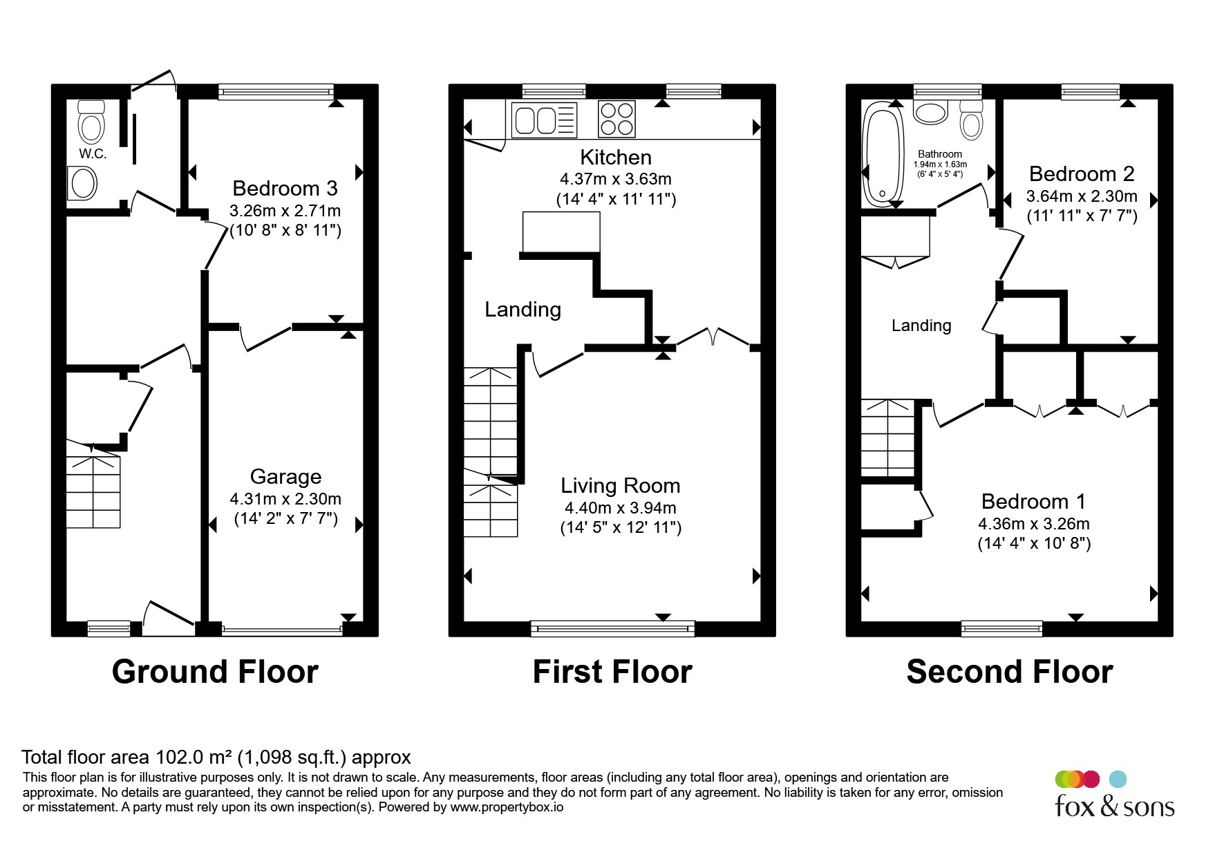 10, Cliff Close, SEAFORD floorplan