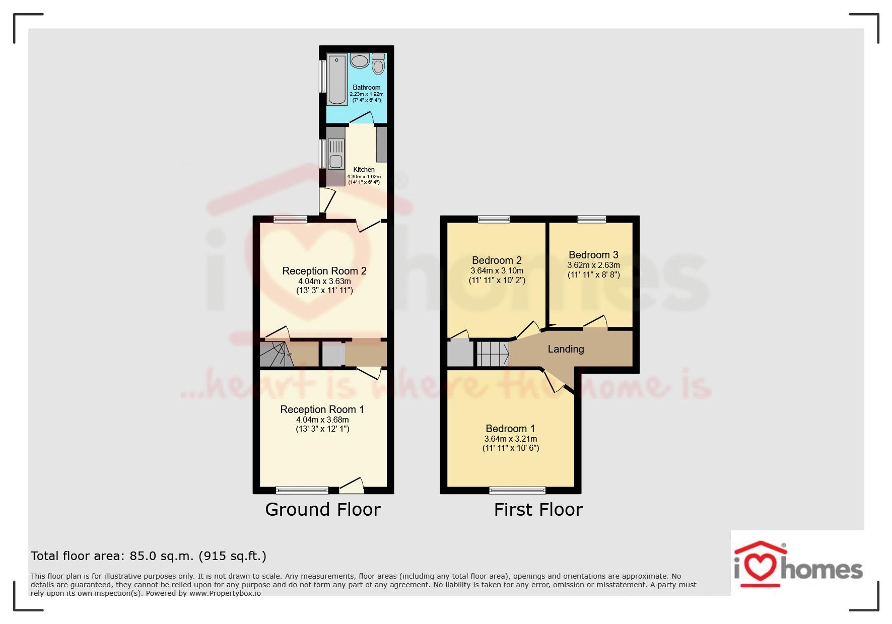 18, Milton Street, Walsall floorplan