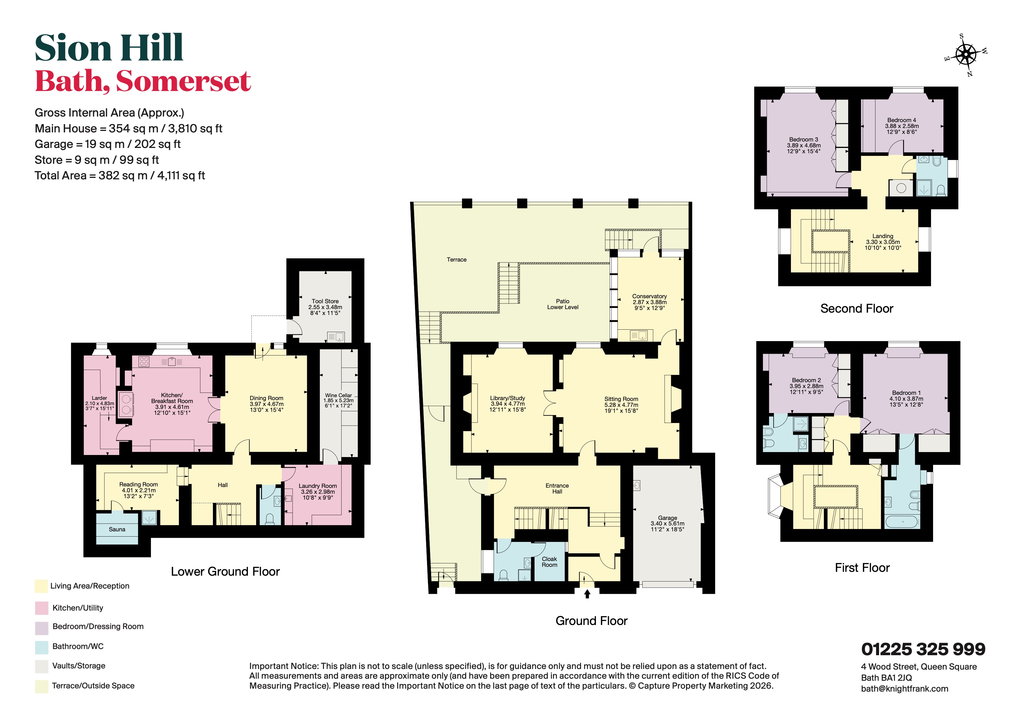 17, Sion Hill, Bath floorplan