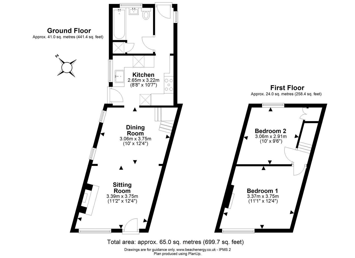 25, Margett Street, Cambridge floorplan