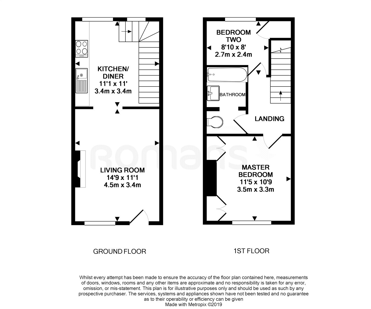 2 Bedrooms Terraced house for sale in Slough Road, Datchet, Slough SL3