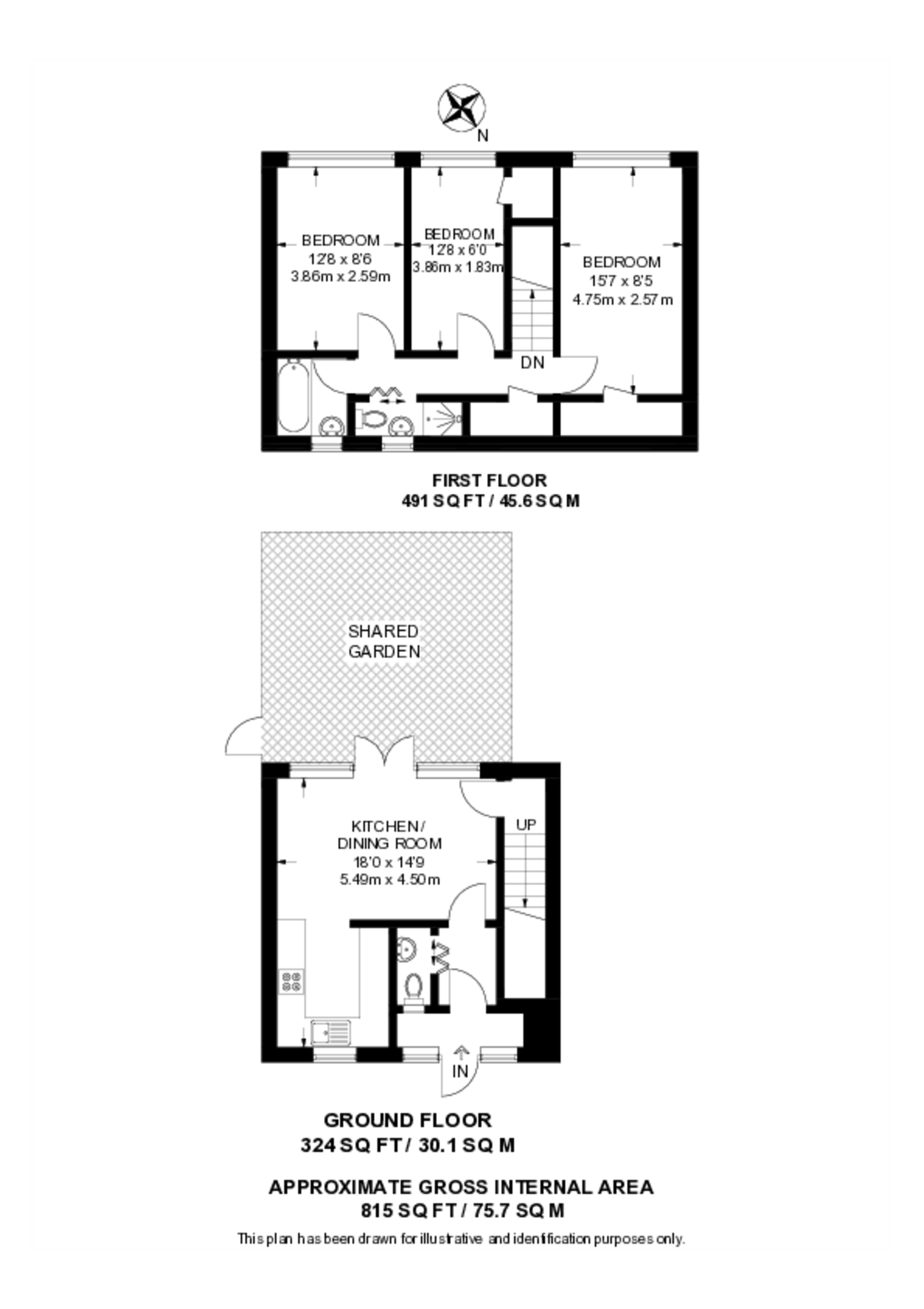 Farnham Gardens, Raynes Park floorplan