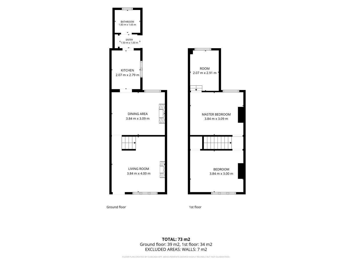 19, South Eastern Road, Rochester floorplan