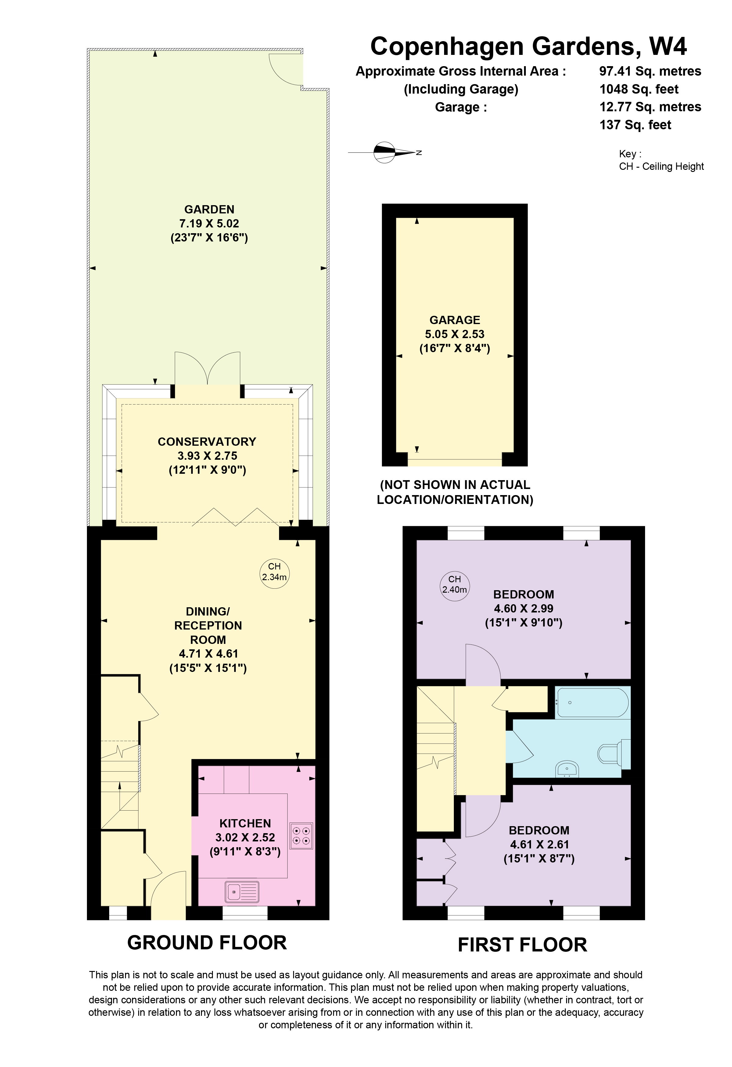 Copenhagen Gardens, Chiswick, London W4 floorplan