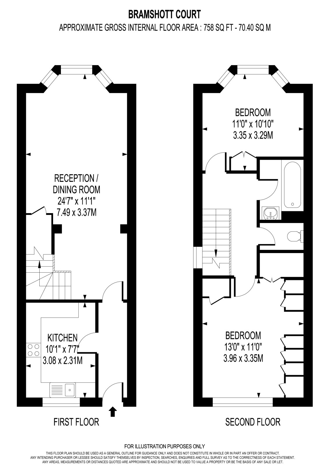 13 Bramshott Court,, South Bank, Surrey floorplan