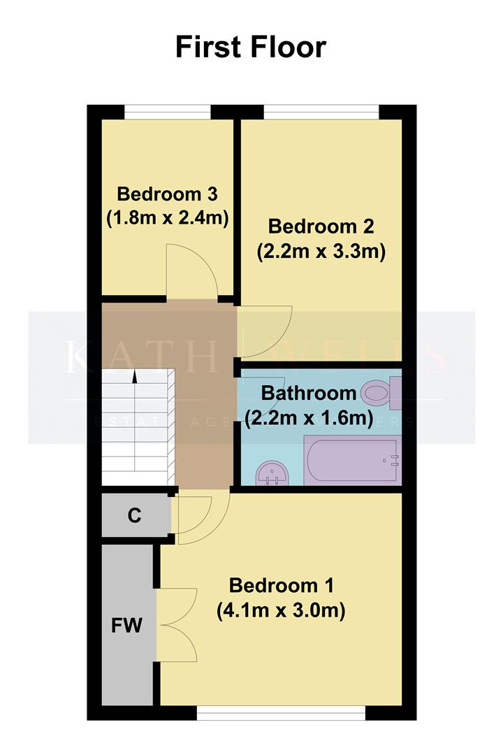 3, Chiltern Court, Leeds floorplan