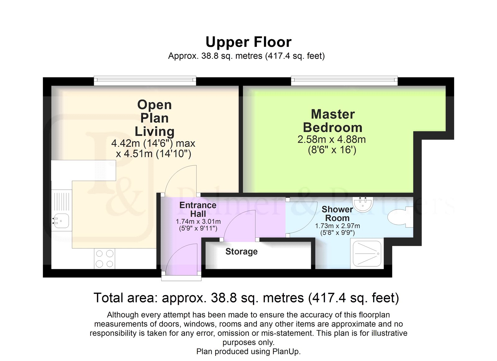 48, Stuart House, Essex floorplan