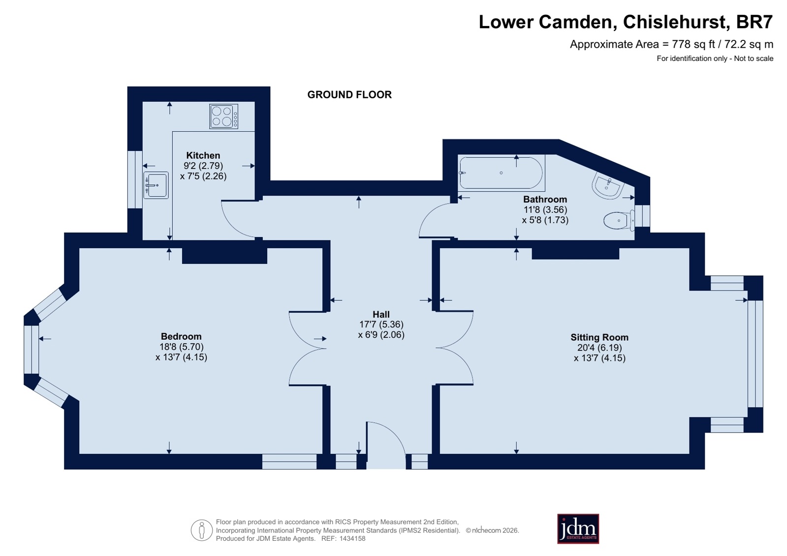 4, Lower Camden, Chislehurst floorplan