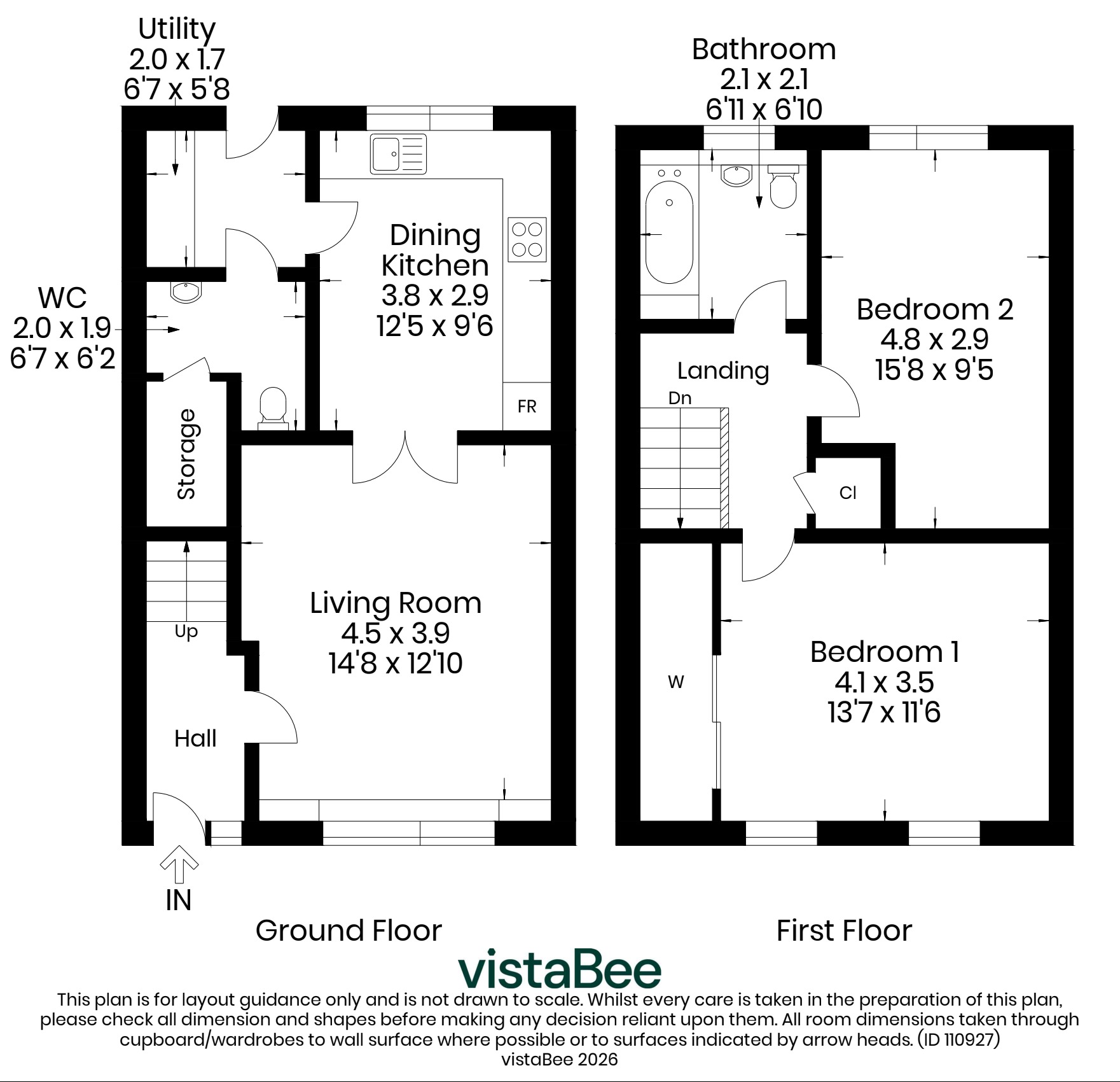 16, Oaktree Grove, Glasgow City floorplan