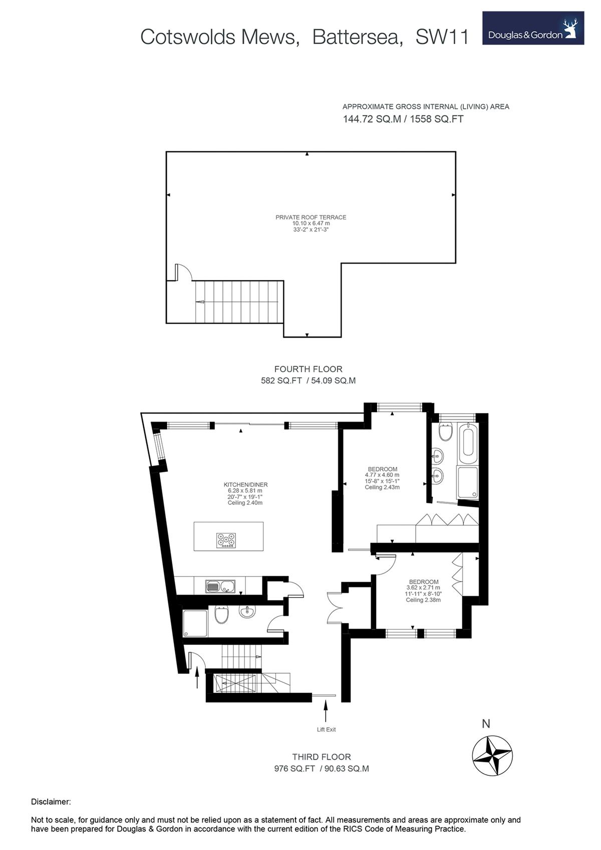 2 Bedrooms Flat to rent in Cotswold Mews, London SW11