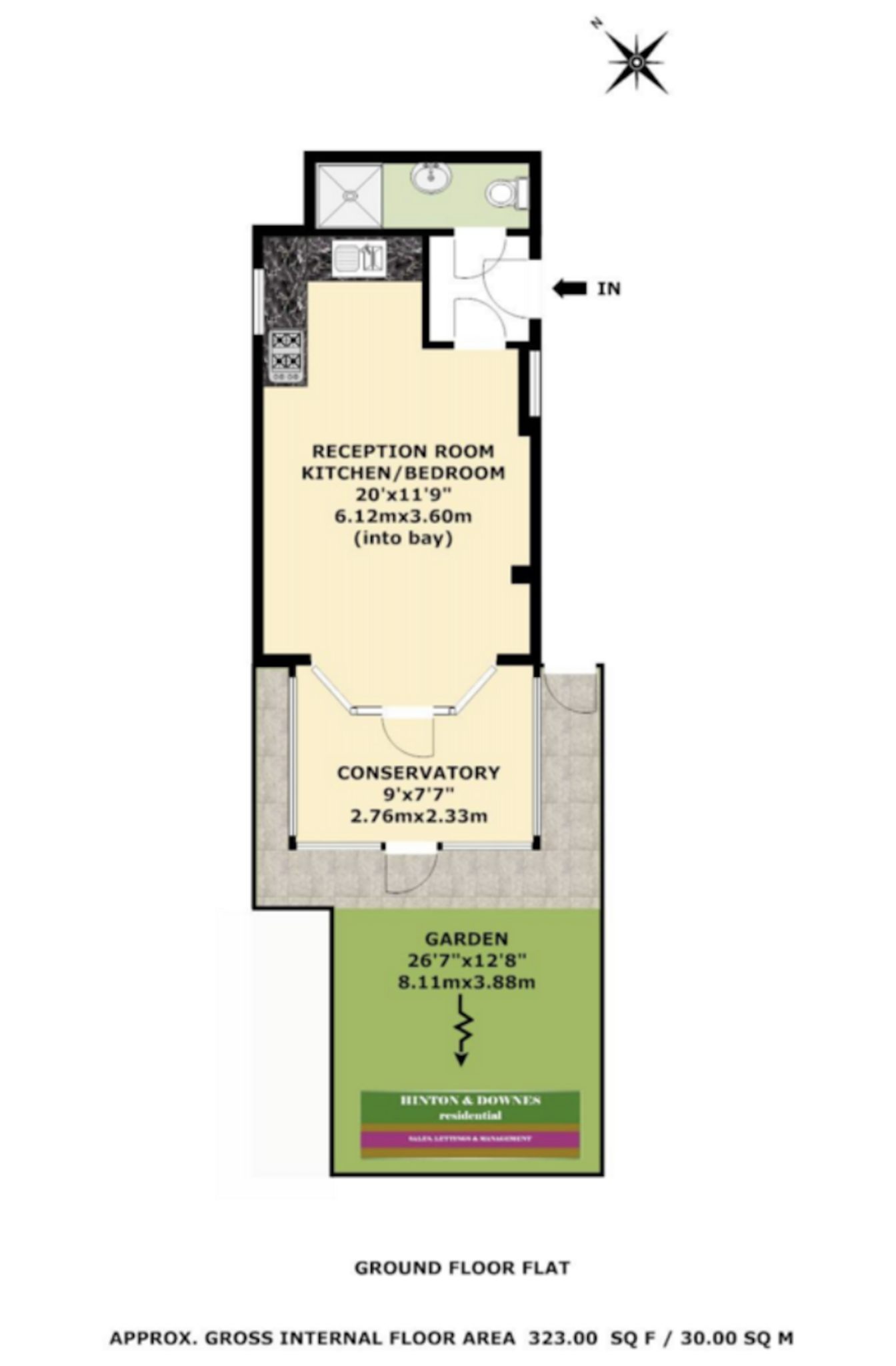 84c  Lowlands Road, HARROW floorplan