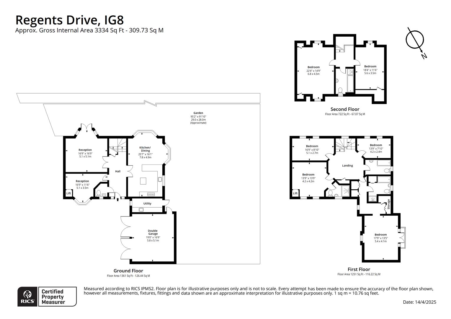 8, Regents Drive, Woodford Green floorplan