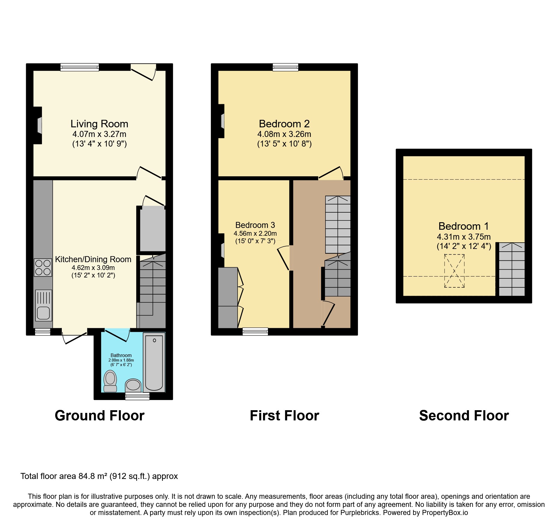 15, Godley Street, Barnsley floorplan
