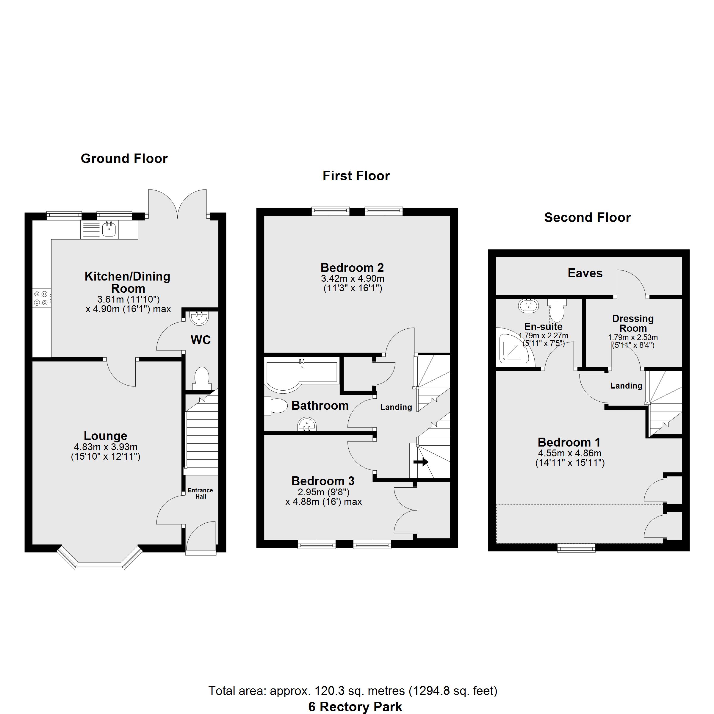 6, Rectory Park, Lincoln floorplan