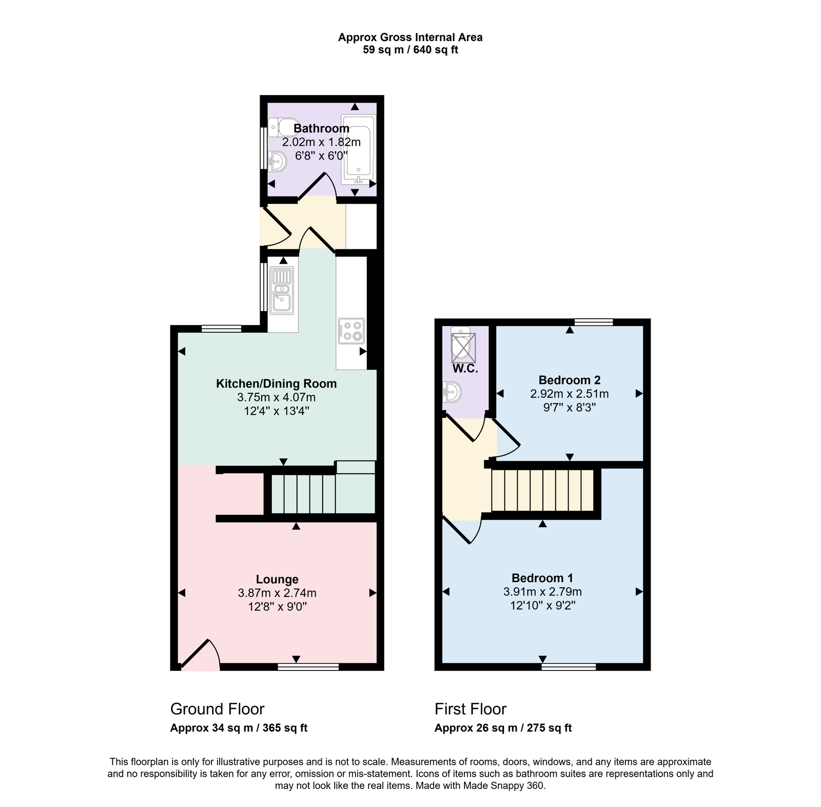 16, Dyke Nook, Frizington floorplan