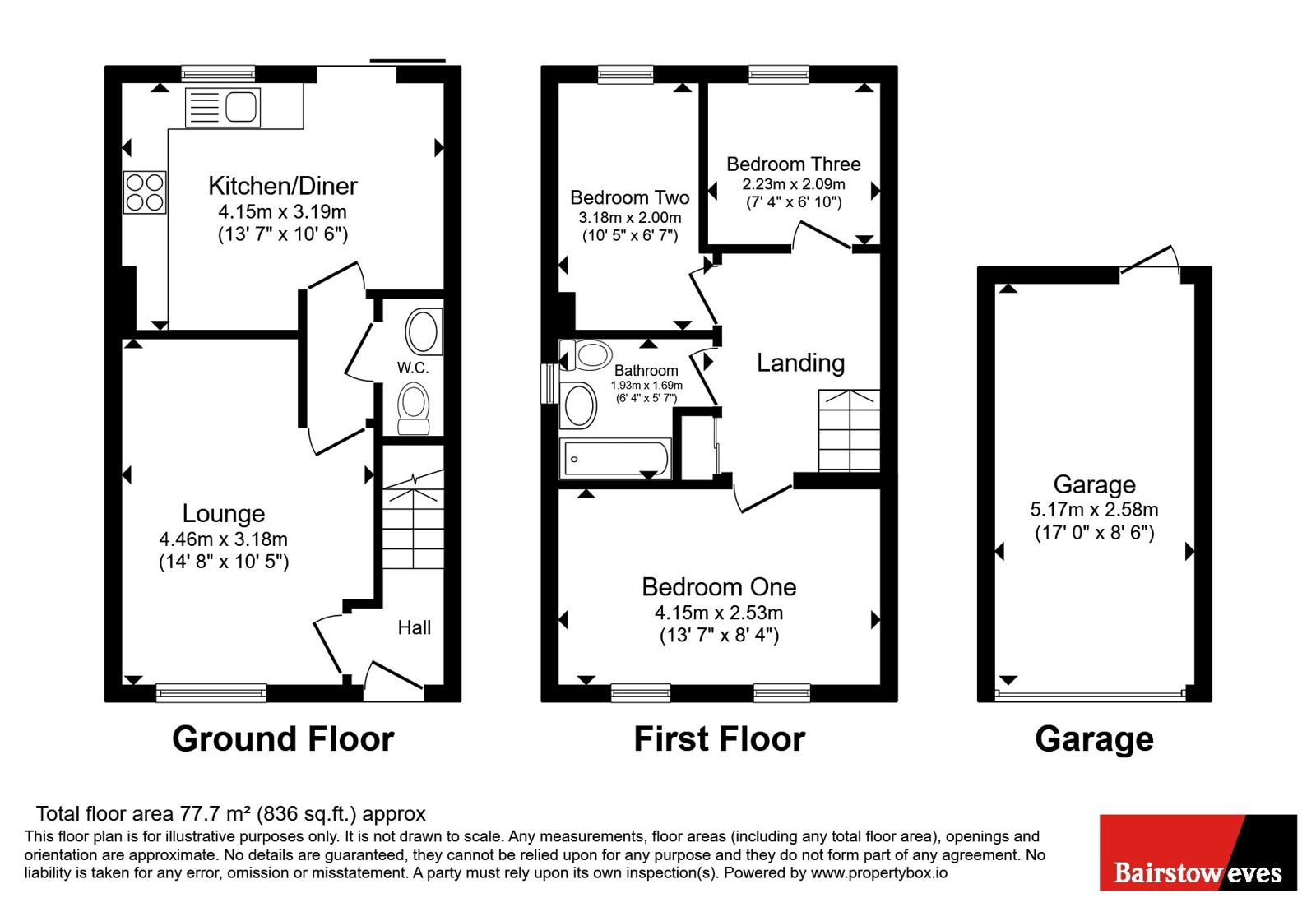18, All Saints Court, Sutton-in-Ashfield floorplan