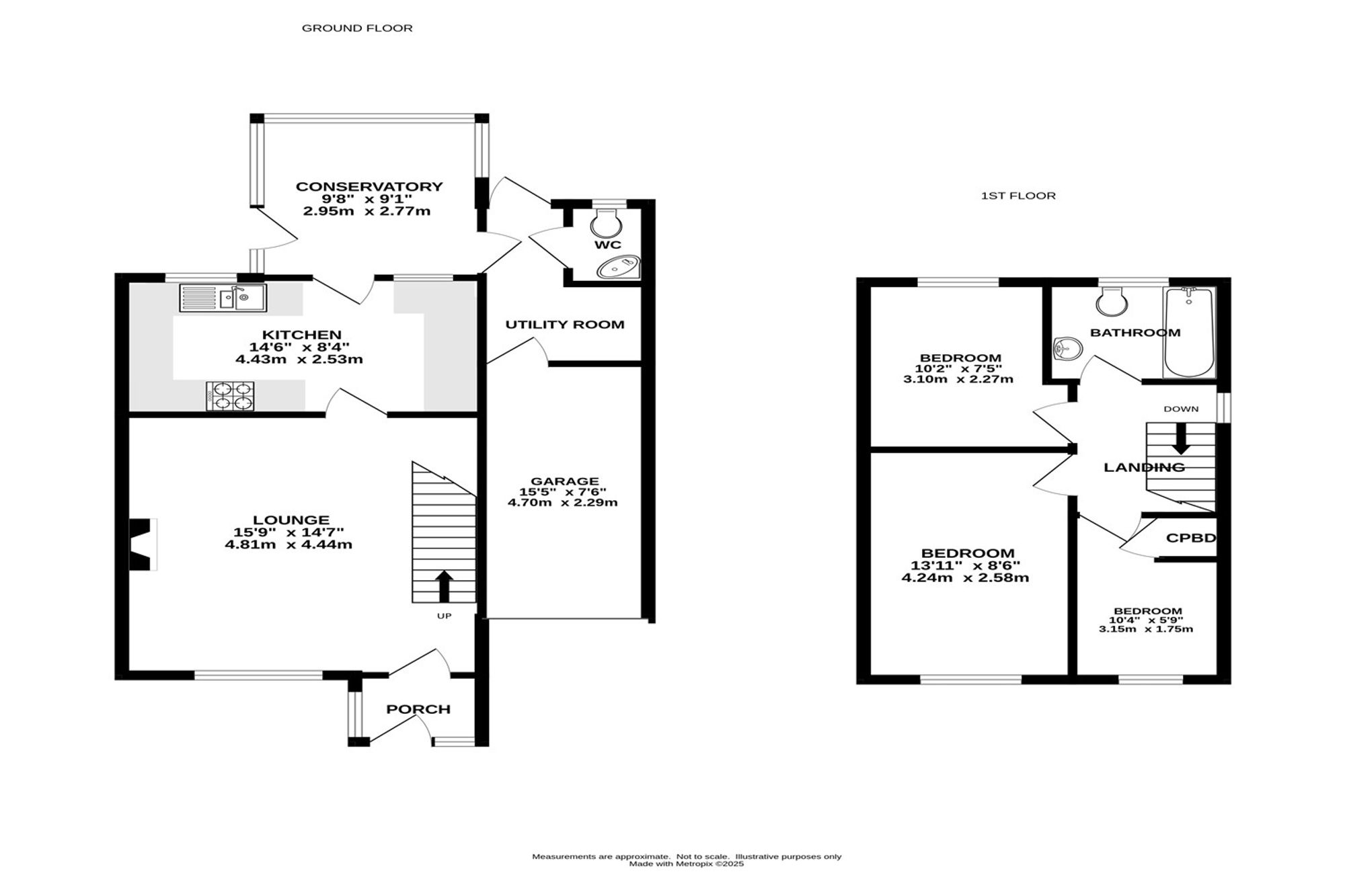 5 Sycamore Road, High Peak floorplan