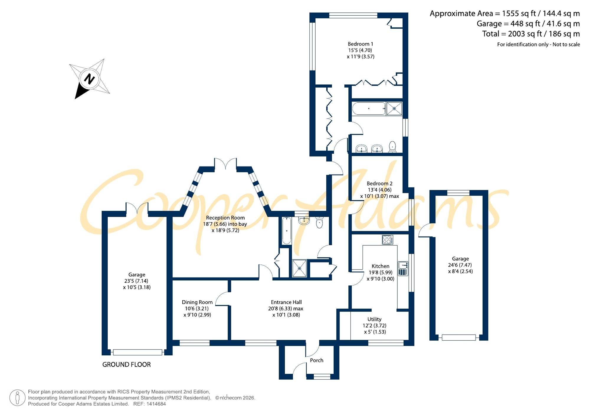 18 Vermont Drive, Littlehampton floorplan