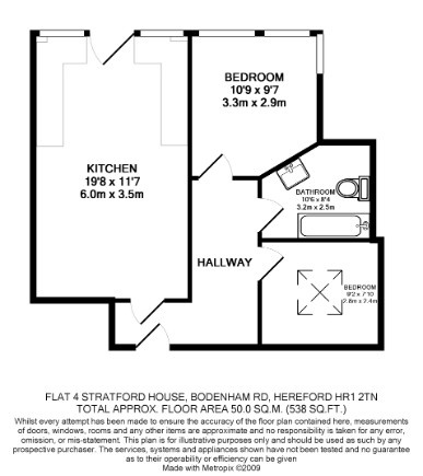 2 Bedrooms Flat to rent in Stratford House, Bodenham Road, Hereford HR1