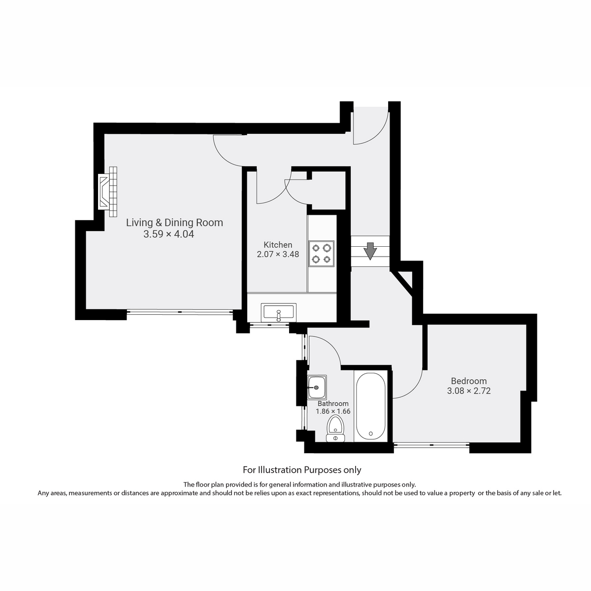 Flat Flat 8, St. Maur House, St. Maur Gardens, Chepstow floorplan