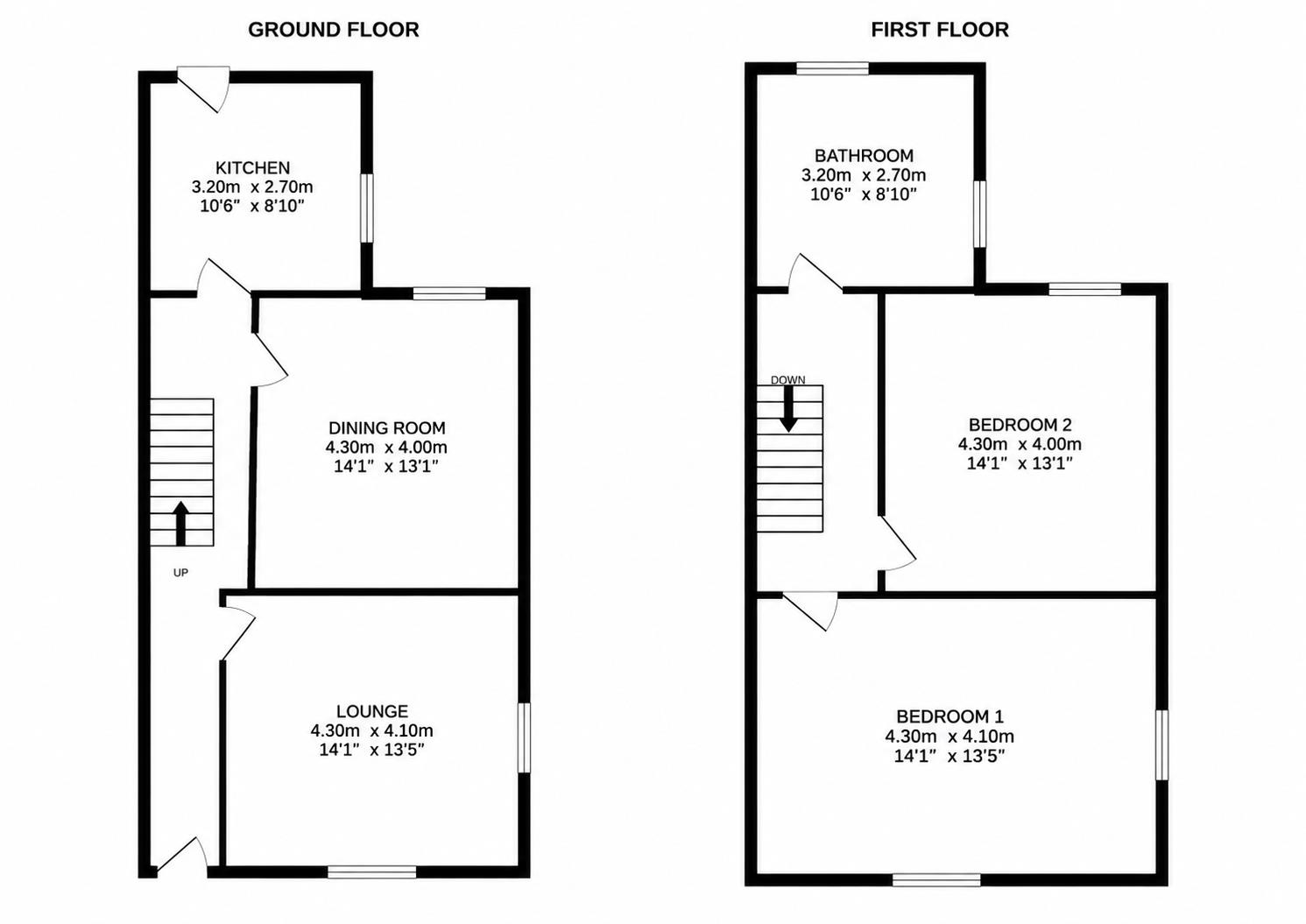 23, Hebron Street, Oldham floorplan