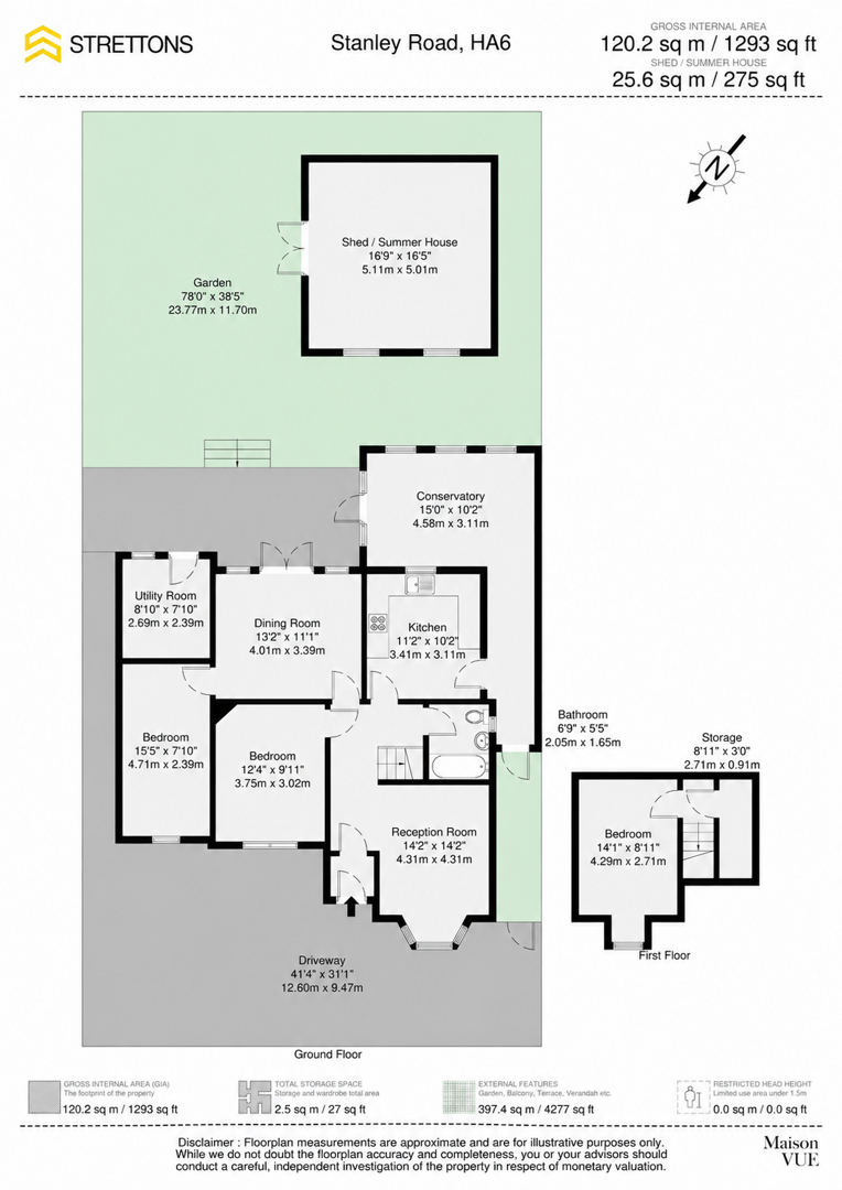 32, Stanley Road, Northwood floorplan