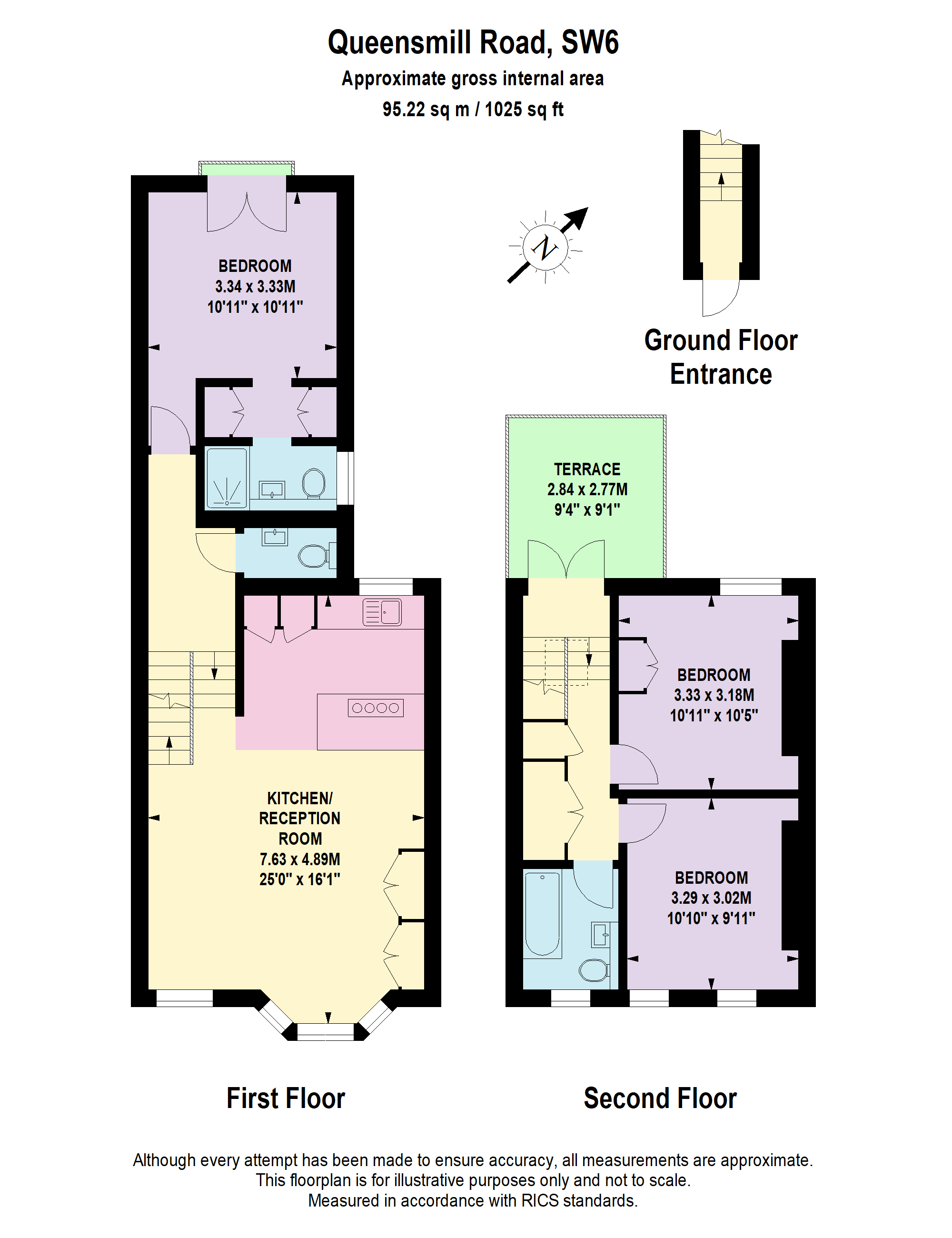 48, Queensmill Road, London floorplan