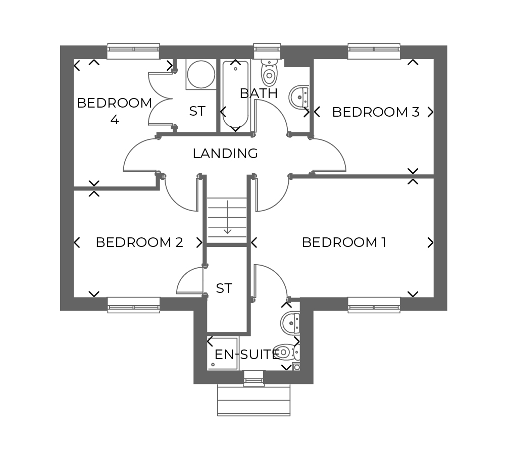 082, York Gardens, Gosberton, Spalding floorplan