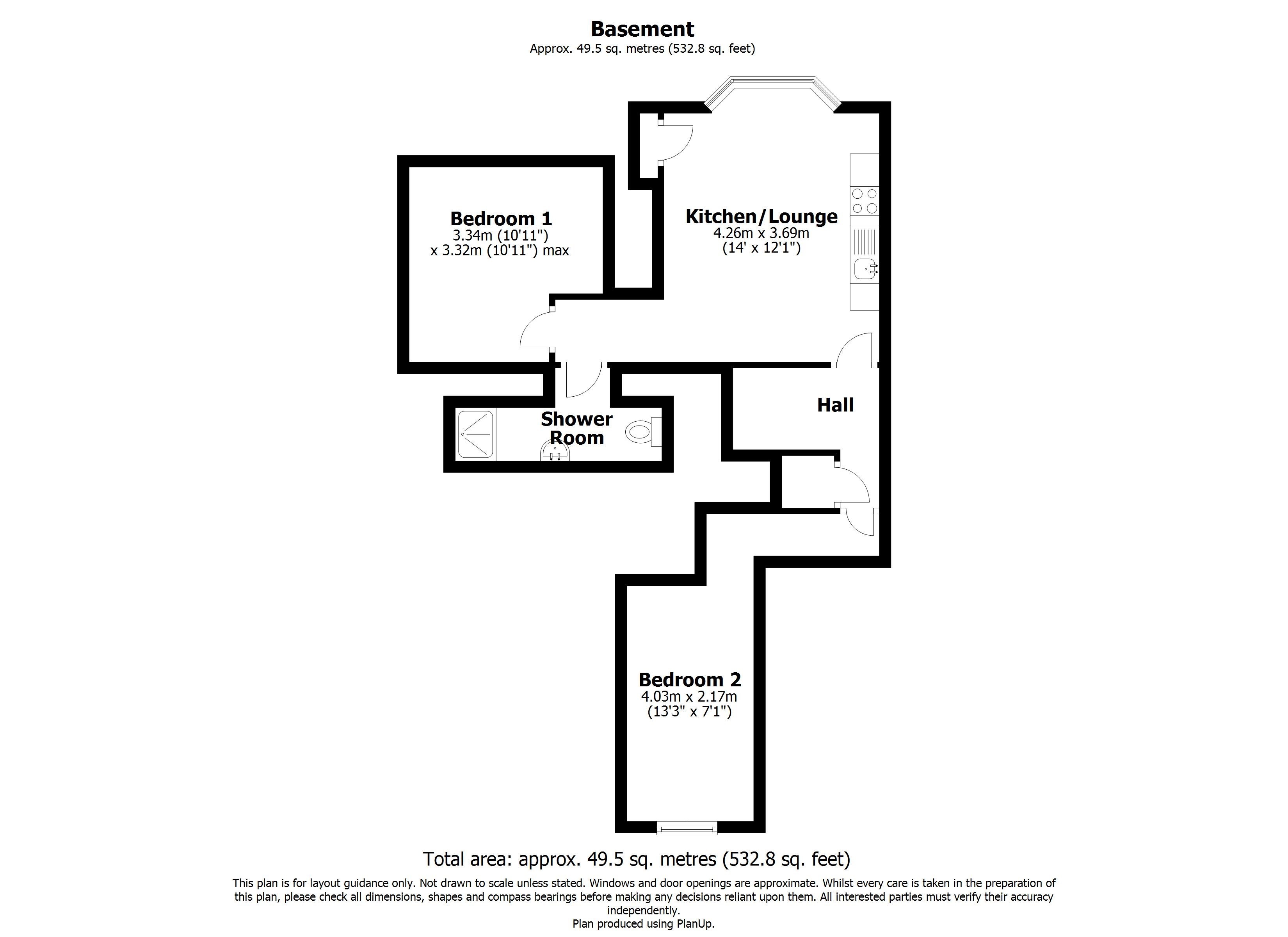 Apartment 5, Greetwell House, 68-70, Greetwell Close, LINCOLN floorplan