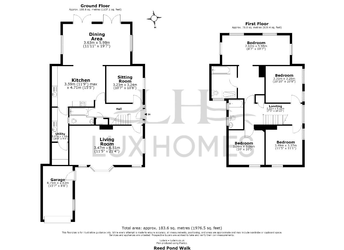 4 Reed Pond Walk, Romford floorplan