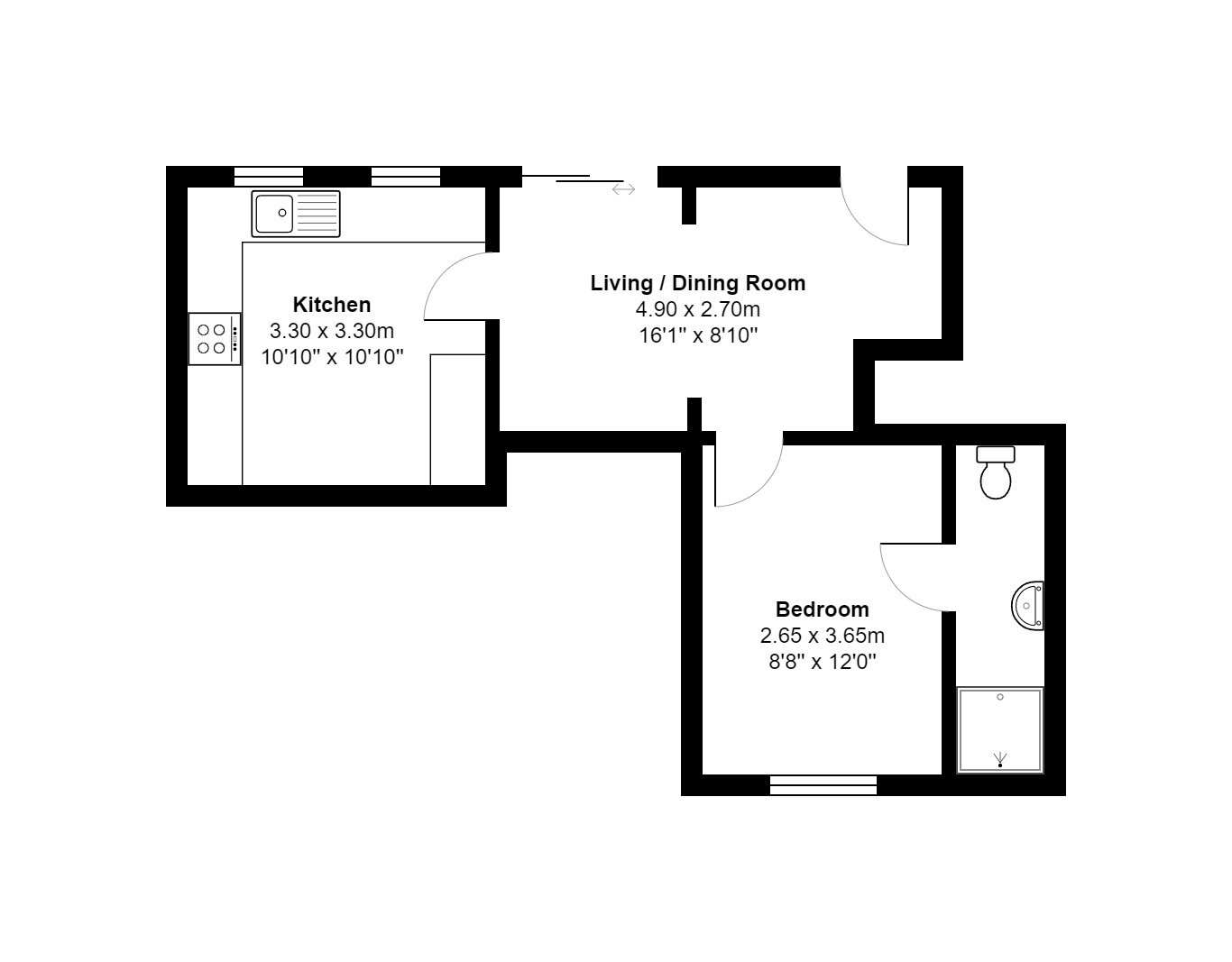 Flat 2, The Barnes, Snettisham floorplan
