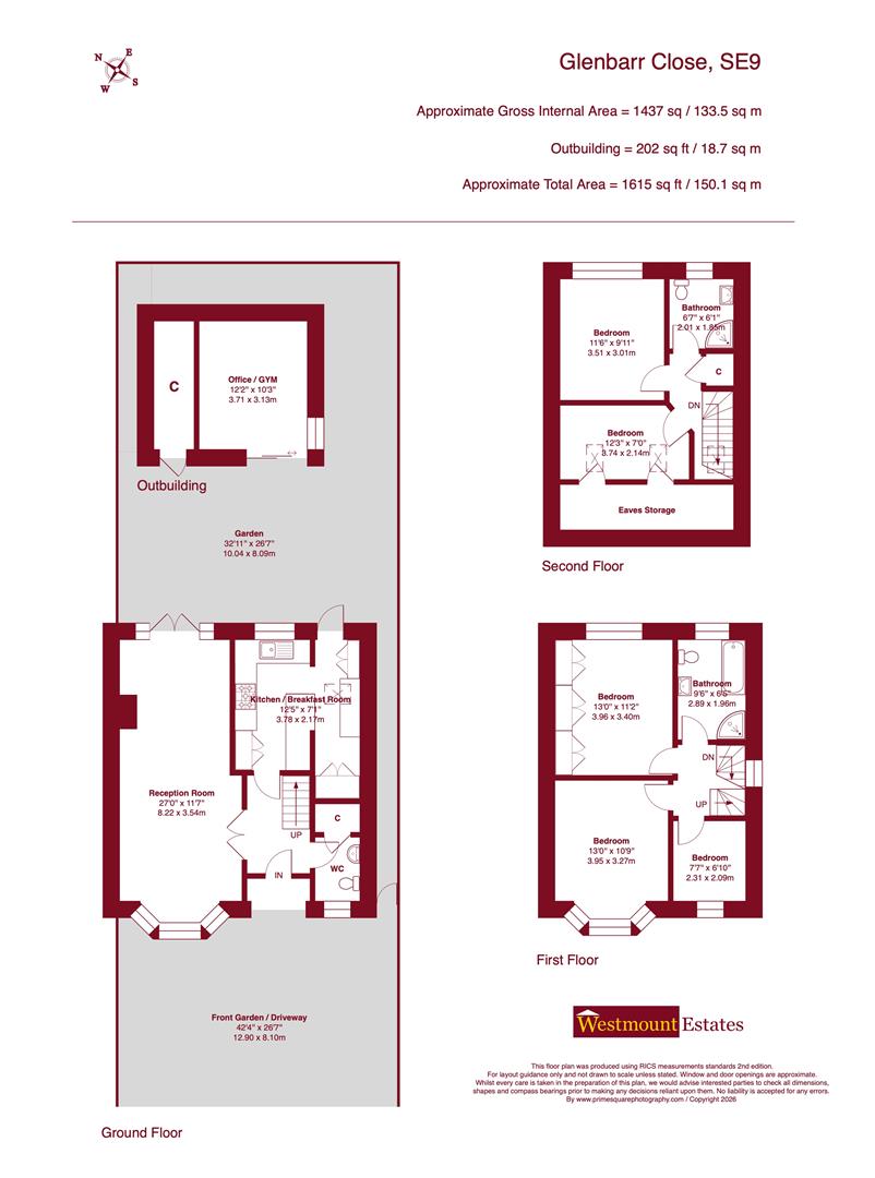 10, Glenbarr Close, London floorplan