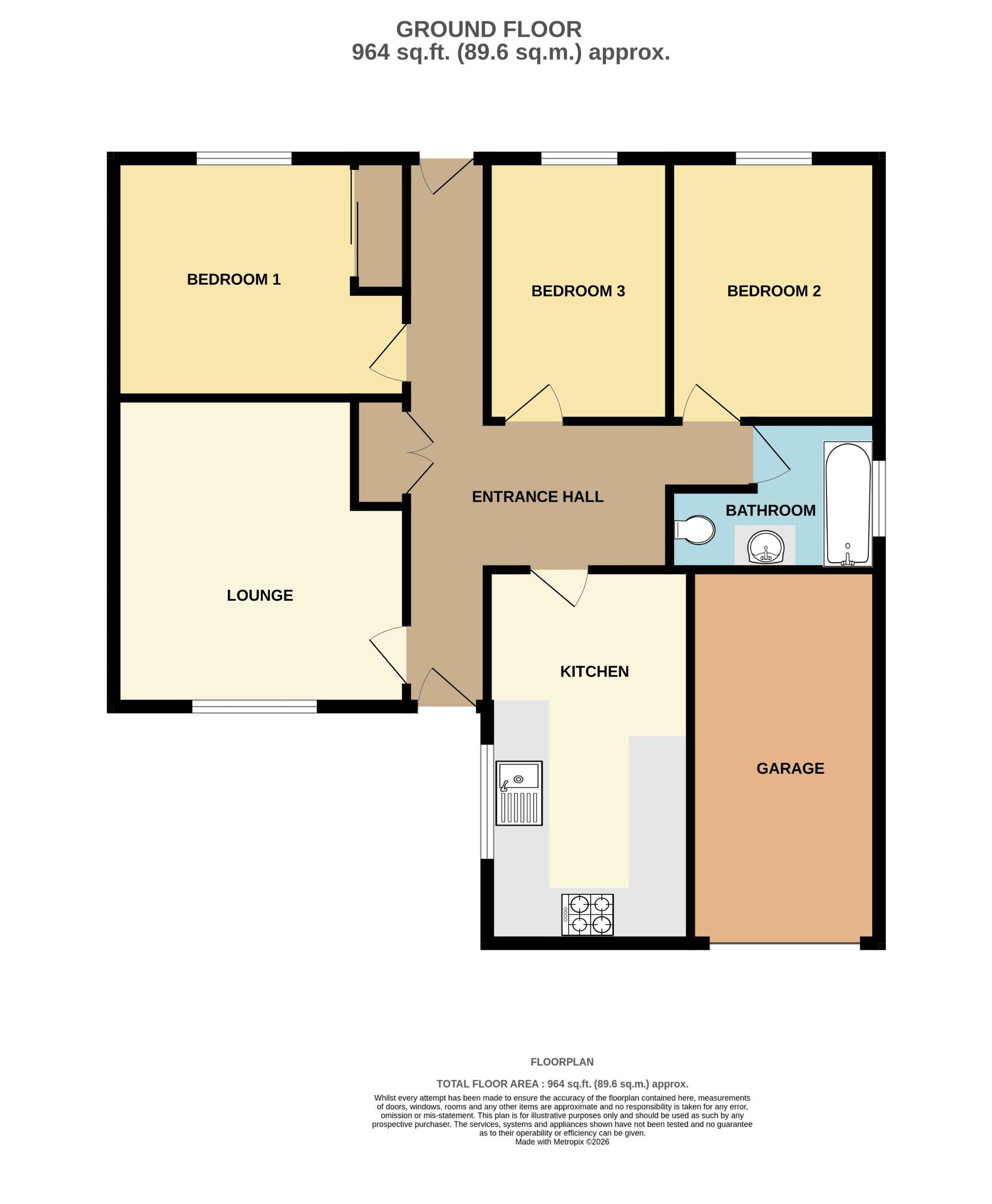 Middlegate, Bassingham floorplan