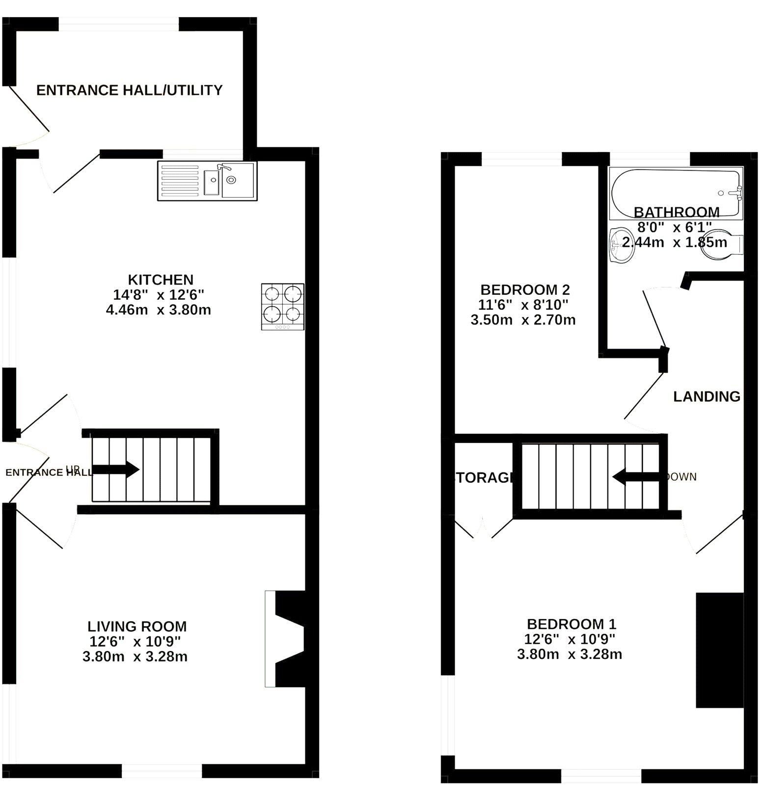 61, Leeds Road, Leeds floorplan