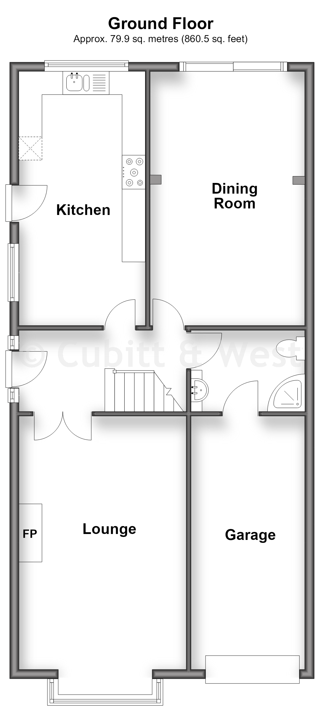 33C, St. Edward's Road, Southsea floorplan