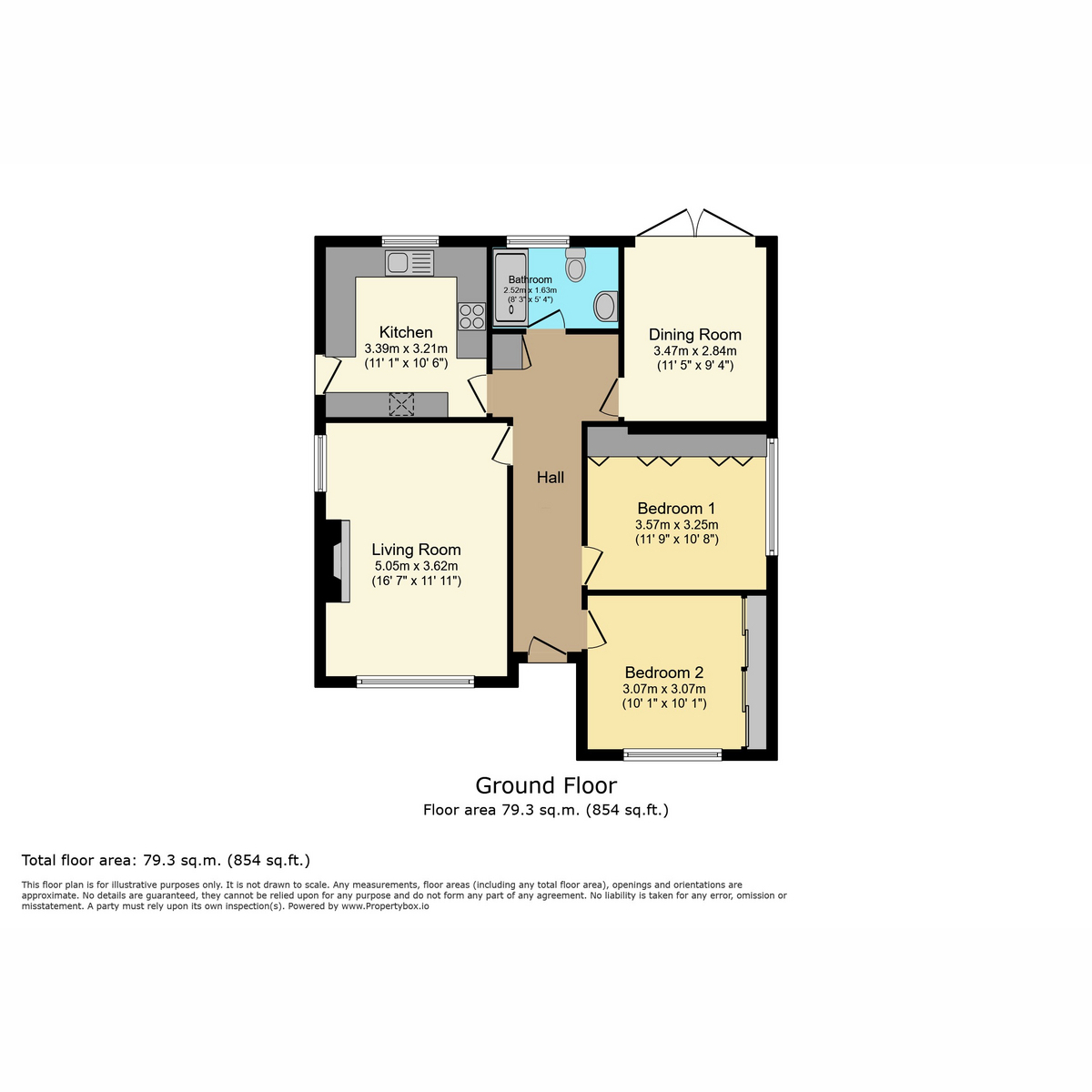 18, Weir Road, Doncaster floorplan