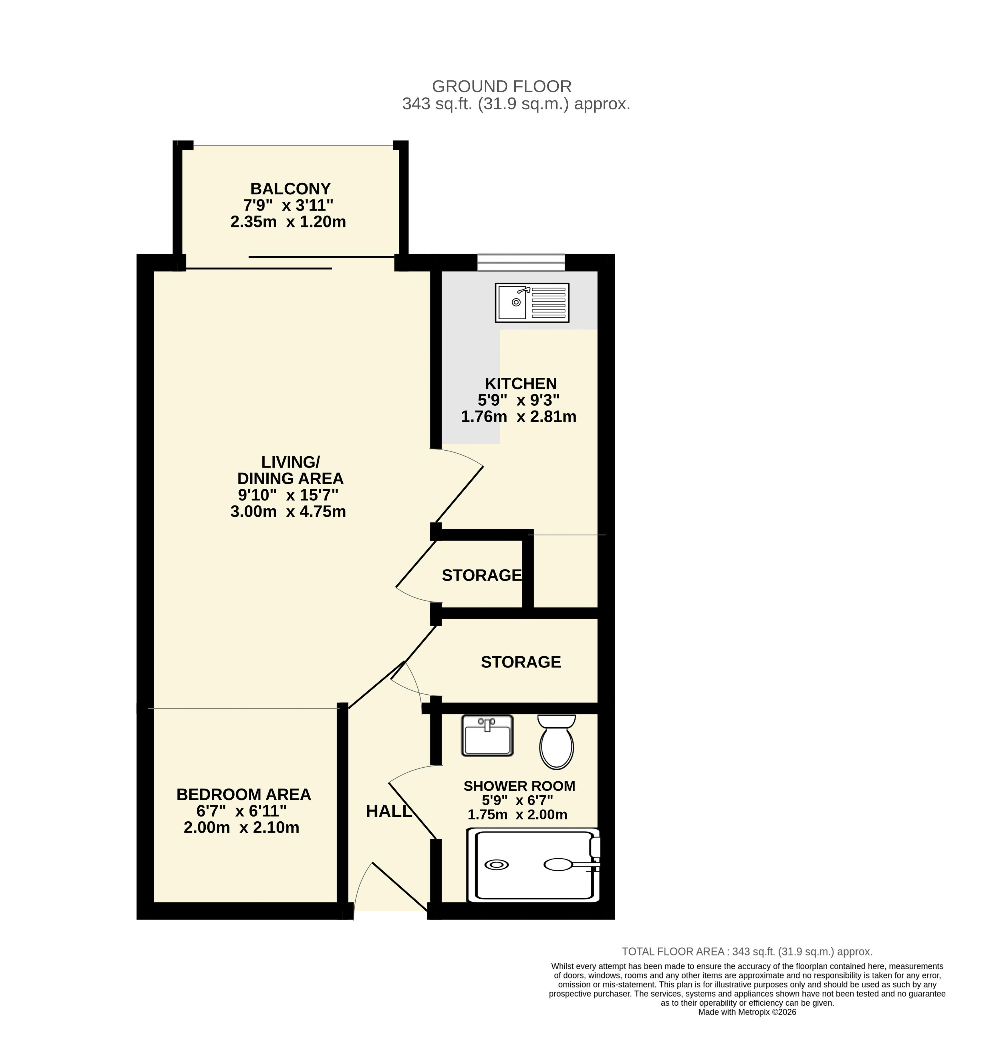 All Saints Road, Sidmouth floorplan