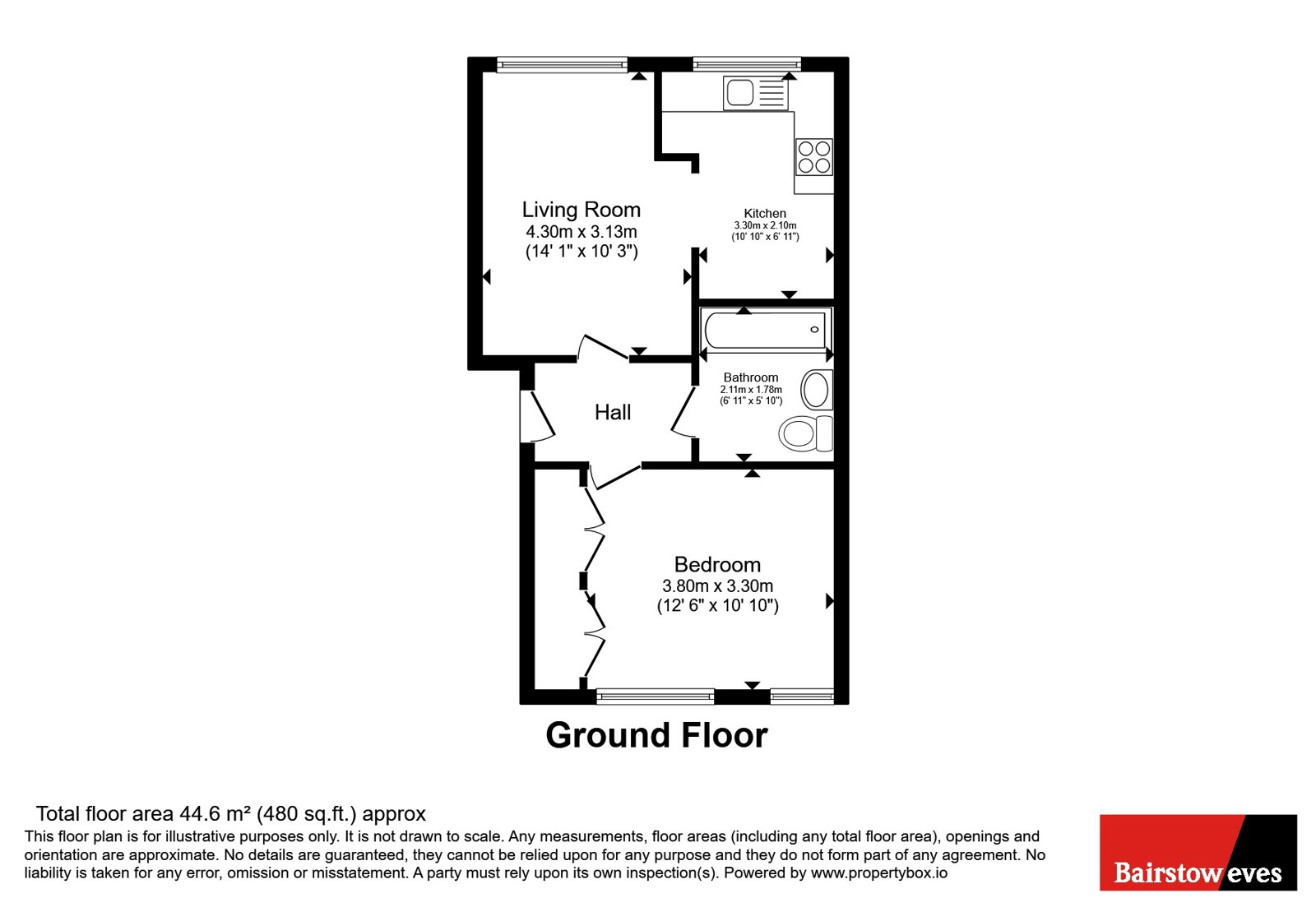 Flat 2, Topaz Court,, Ferro Road, Rainham floorplan