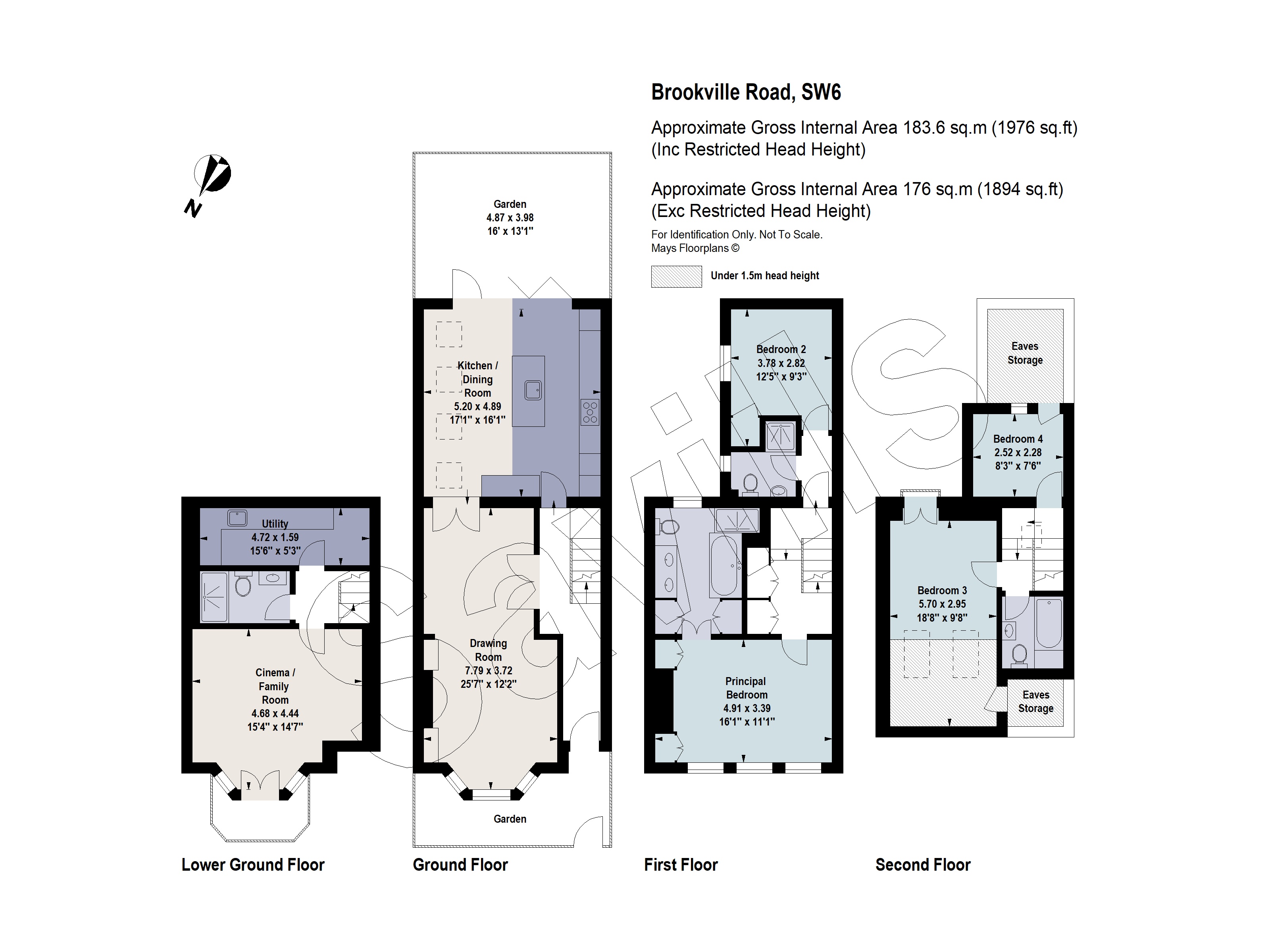 Brookville Road, Fulham, London SW6, 4 bedroom terraced house for sale