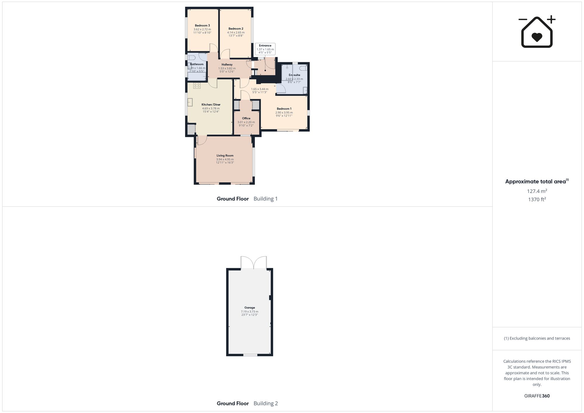Arwel, Whitland floorplan
