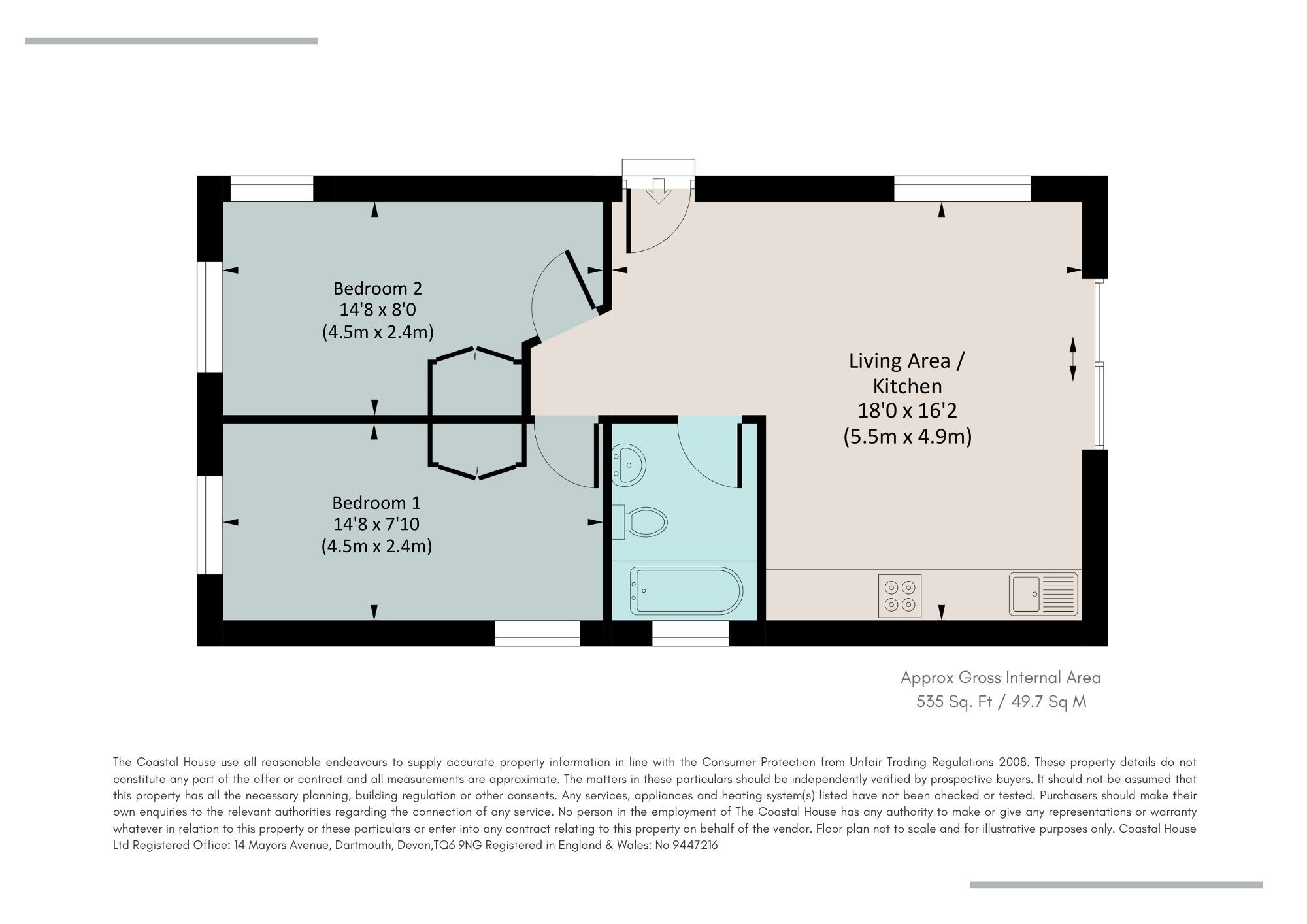 Clarence, Dartmouth Hilltops, Dartmouth floorplan