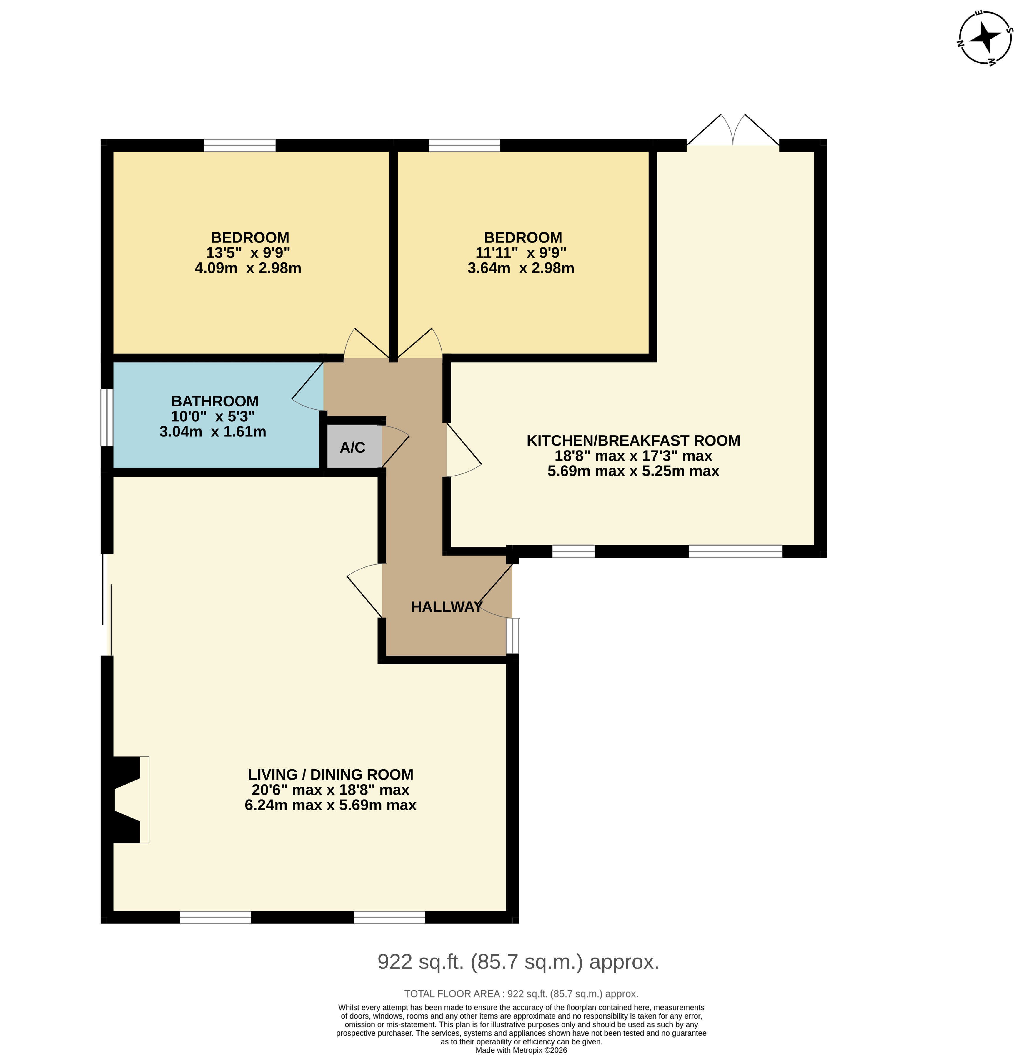 35, The Cornfield, Langham floorplan