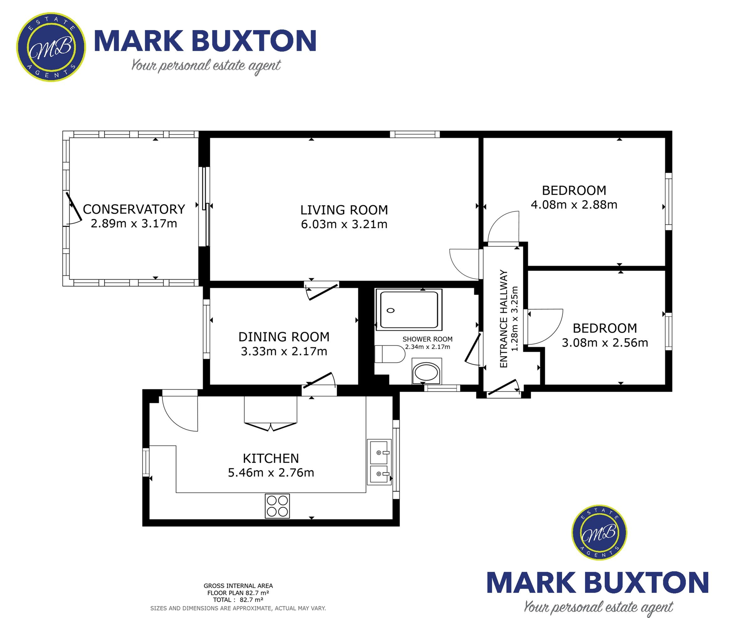 20 Waveney Grove, Newcastle-under-Lyme floorplan