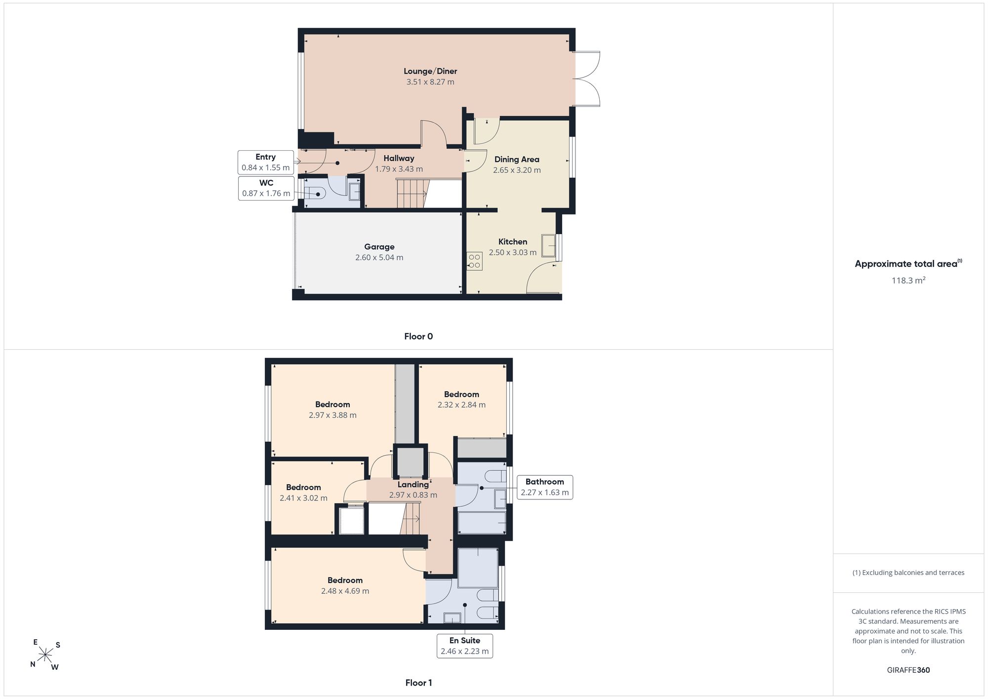 51 Bradley Close, Chester Le Street floorplan