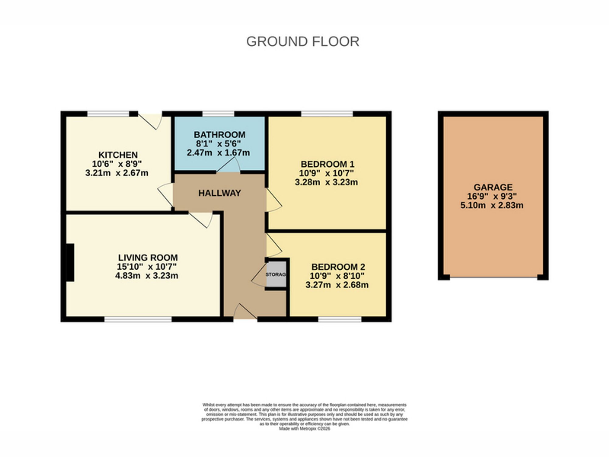 8 Fackley Way, Sutton-In-Ashfield floorplan