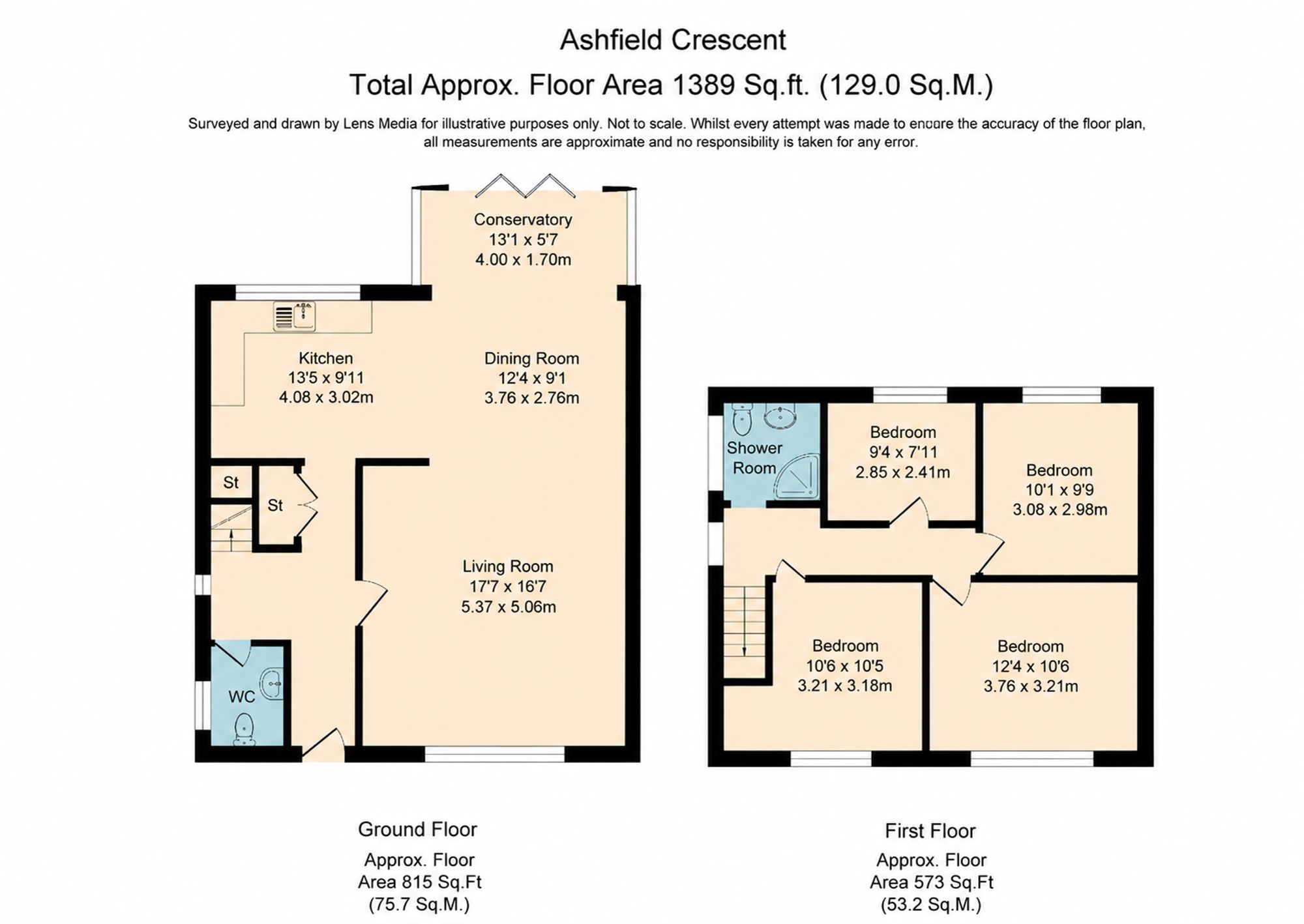 40 Ashfield Crescent, Wigan floorplan